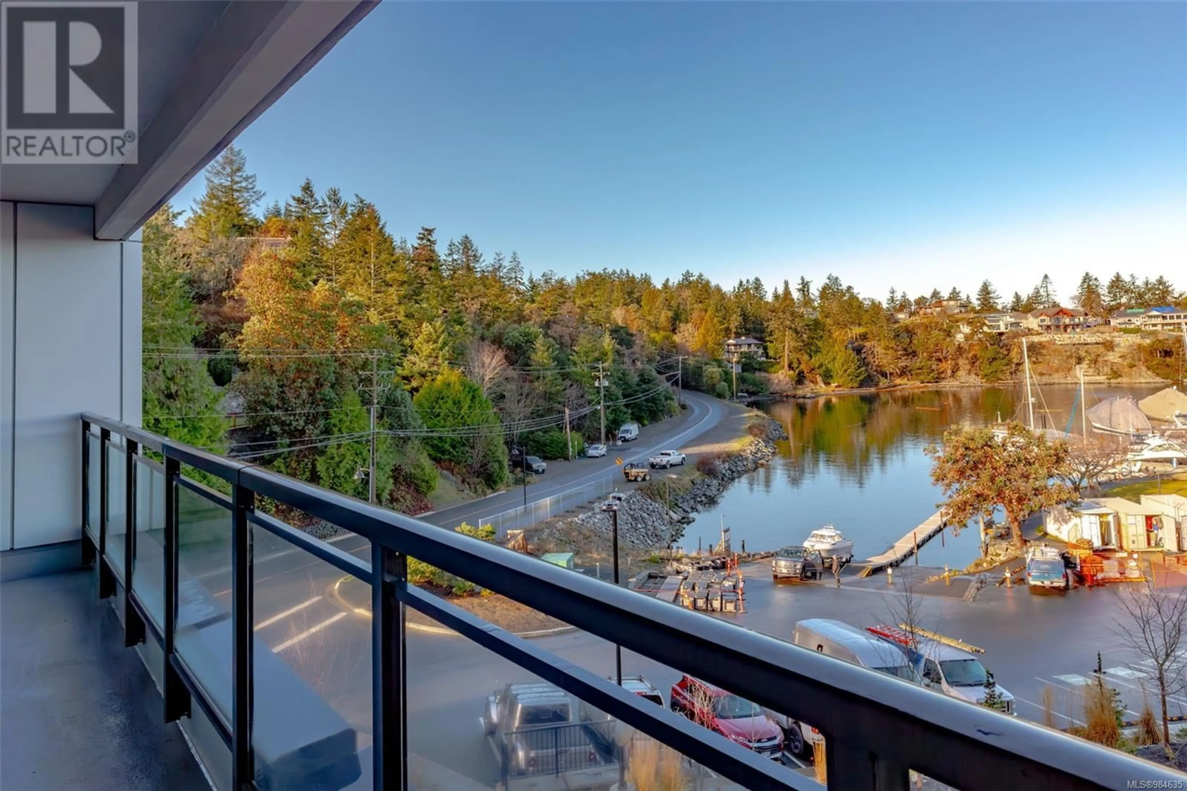 Patio, water/lake/river/ocean view for 301 3529 Dolphin Dr, Nanoose Bay British Columbia V9P9K1