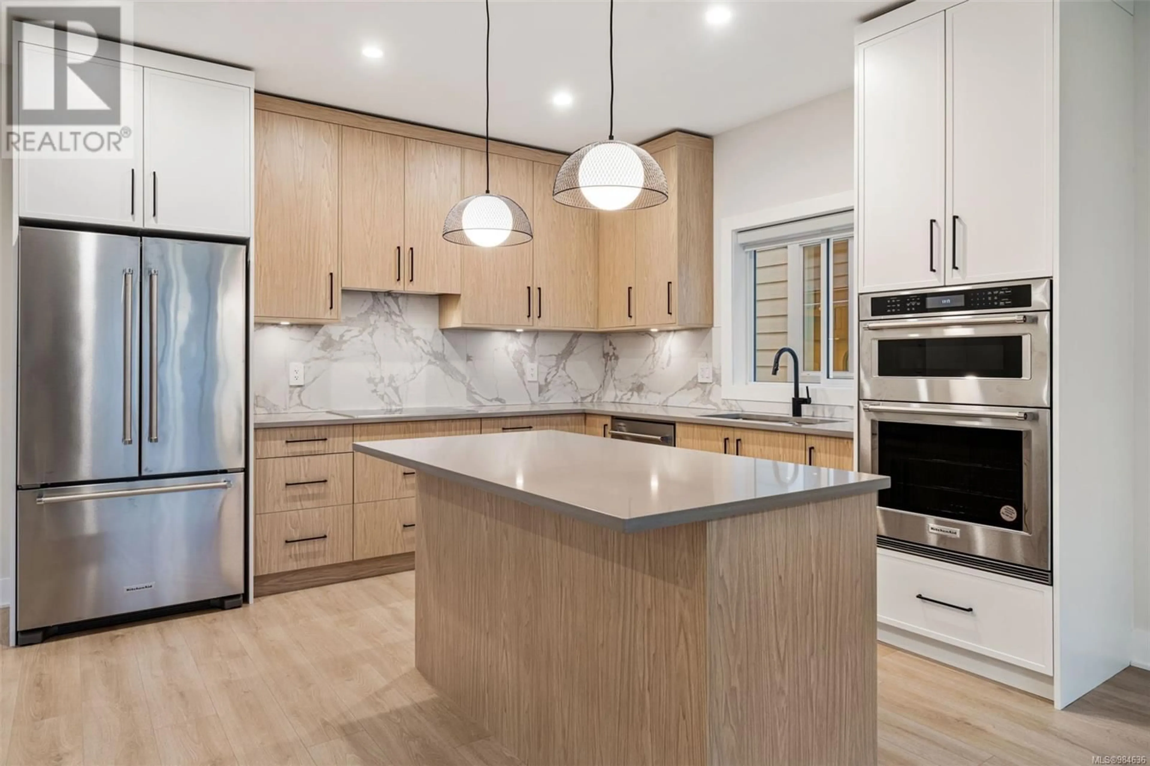 Contemporary kitchen, unknown for 3474 Trumpeter St, Colwood British Columbia V9C0R5