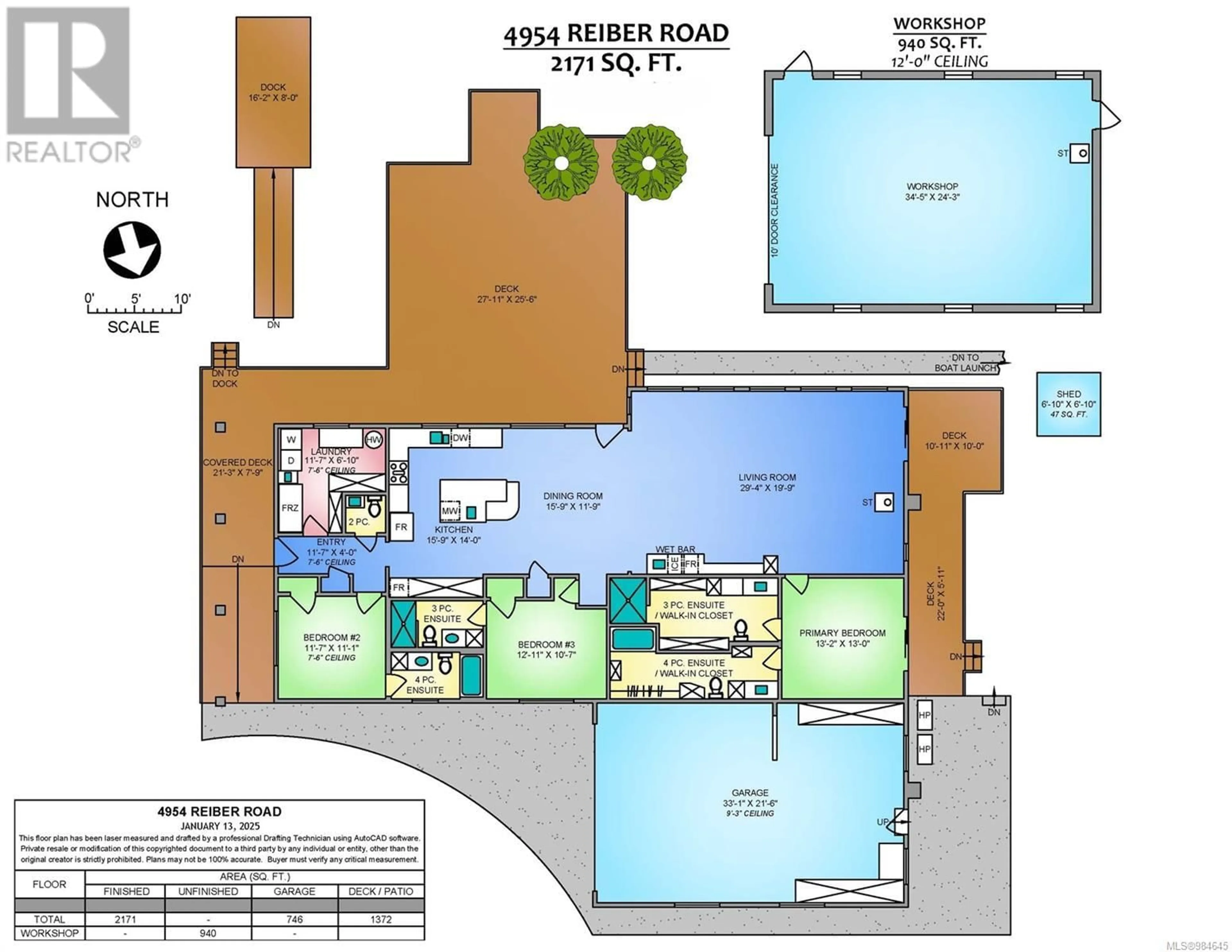 Floor plan for 4954 Reiber Rd, Ladysmith British Columbia V9G1L6