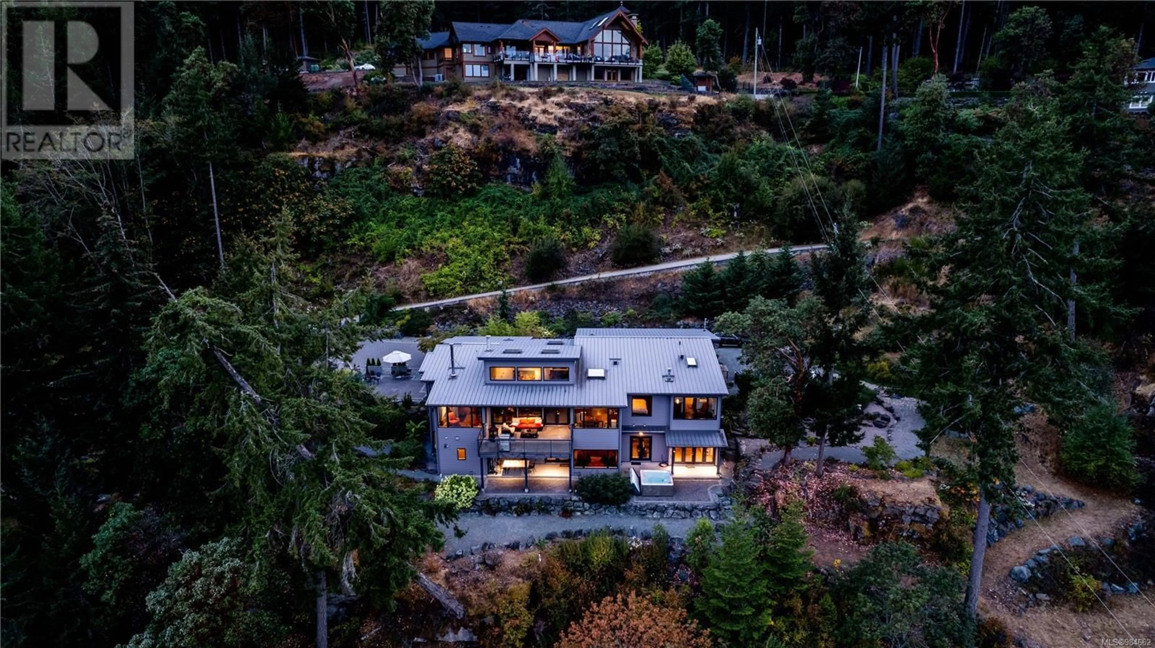 A pic from outside/outdoor area/front of a property/back of a property/a pic from drone, unknown for 6088 GENOA BAY ROAD, Duncan British Columbia V9L5Y5