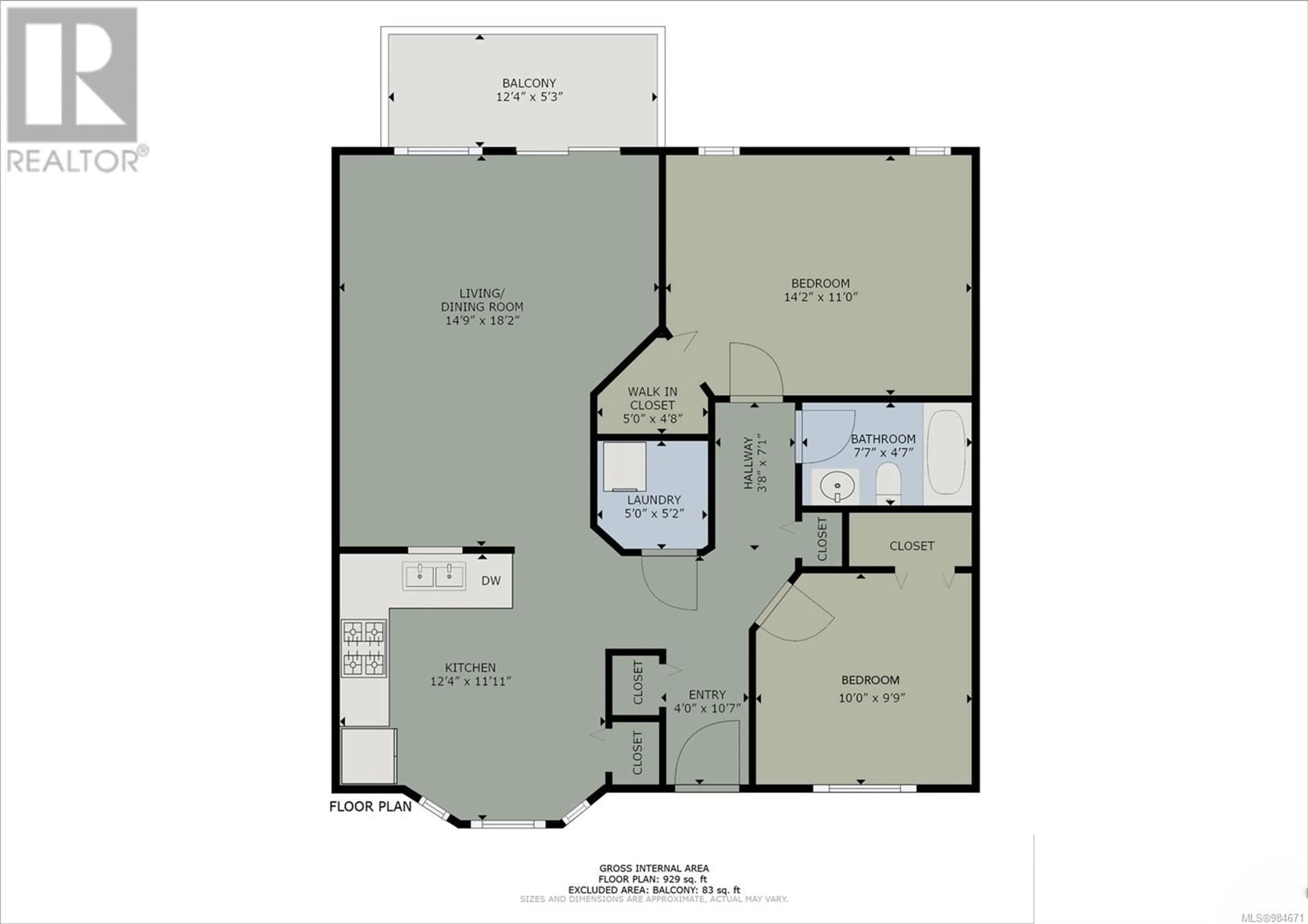 Floor plan for 103 219 Dogwood Dr, Ladysmith British Columbia V9G1S9