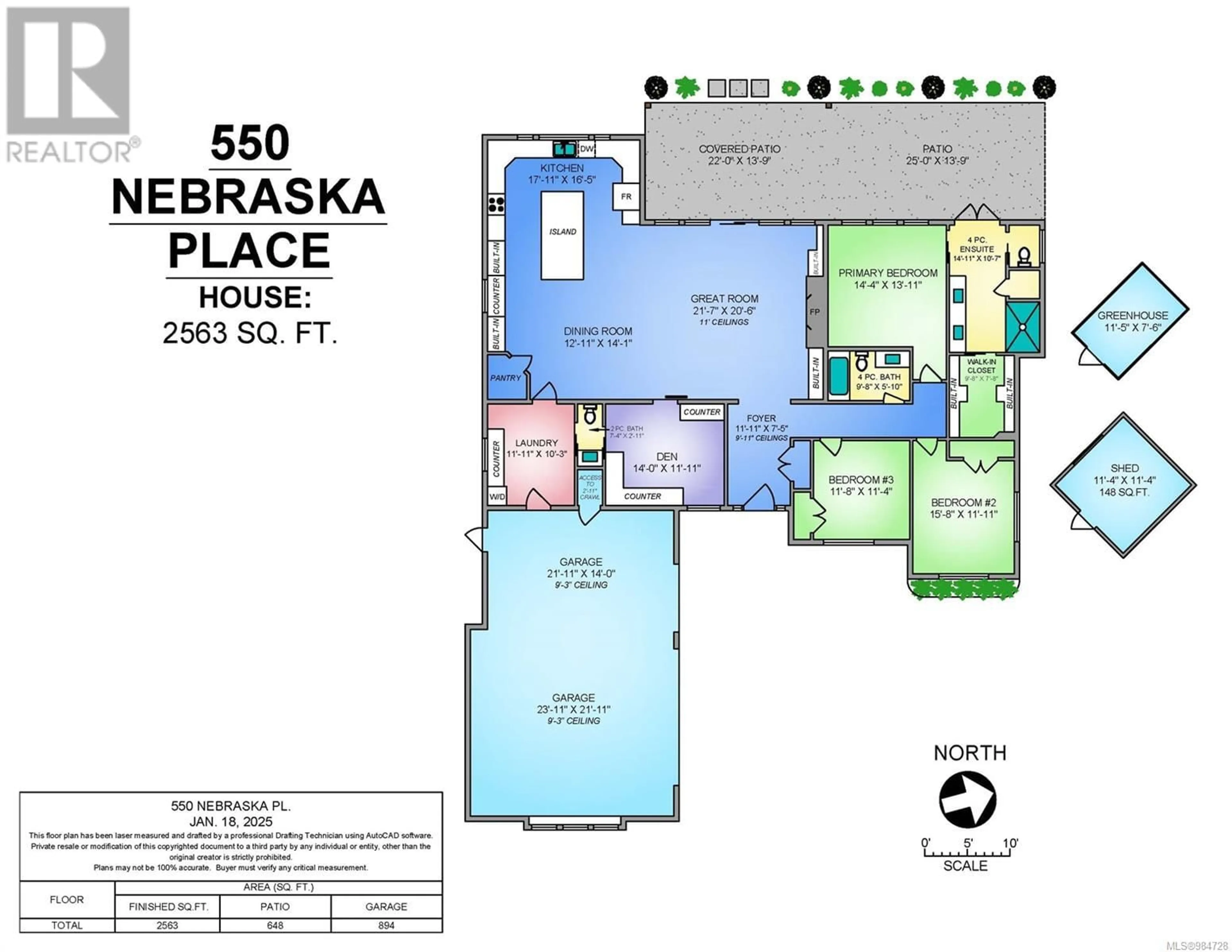 Floor plan for 550 NEBRASKA Pl, Campbell River British Columbia V9H0E3