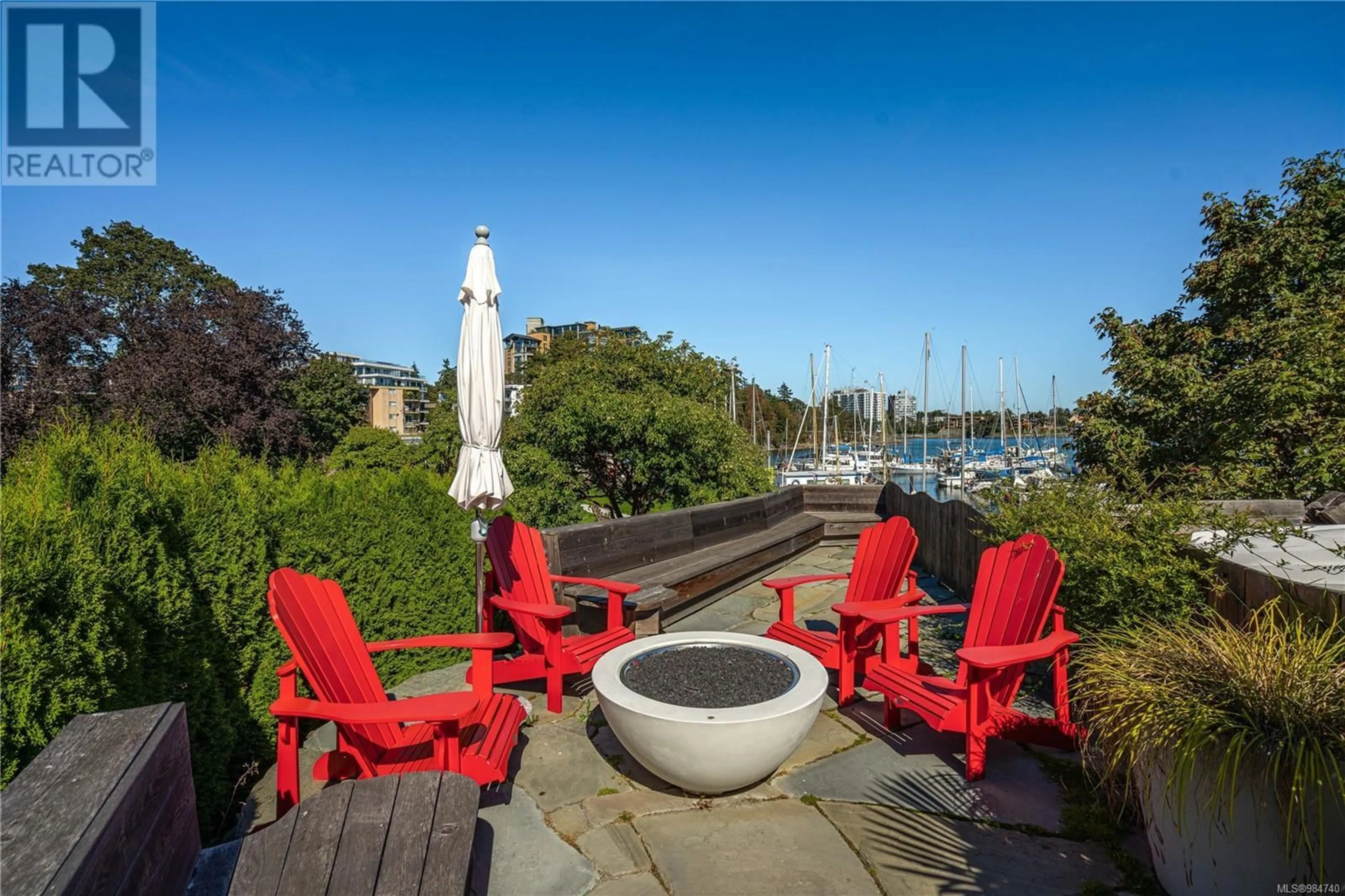 Patio, water/lake/river/ocean view for 485 Head St, Esquimalt British Columbia V9A5S1