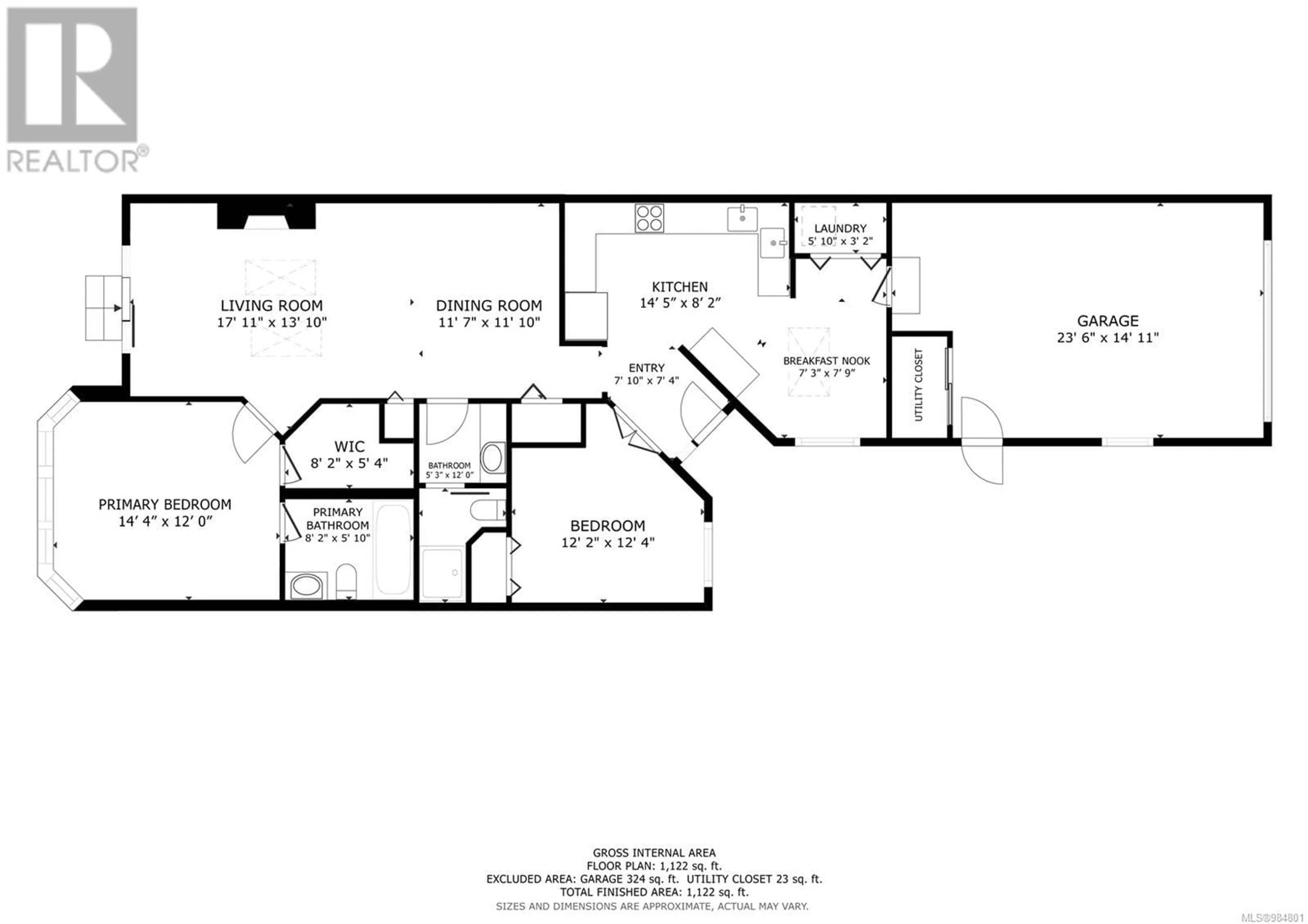 Floor plan for 25 605 Rockland Rd, Campbell River British Columbia V9W7X1