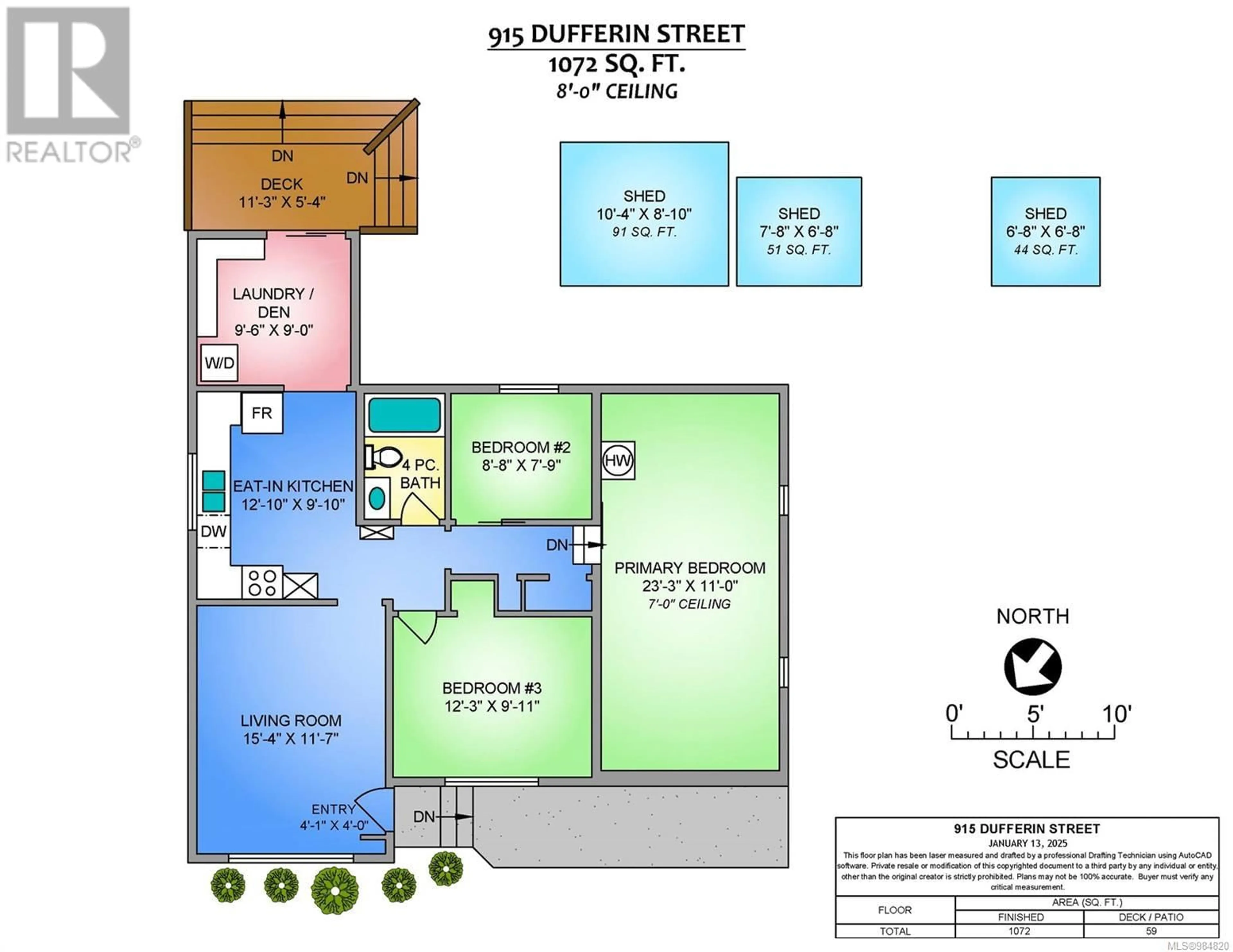 Floor plan for 915 Dufferin St, Nanaimo British Columbia V9S2B3