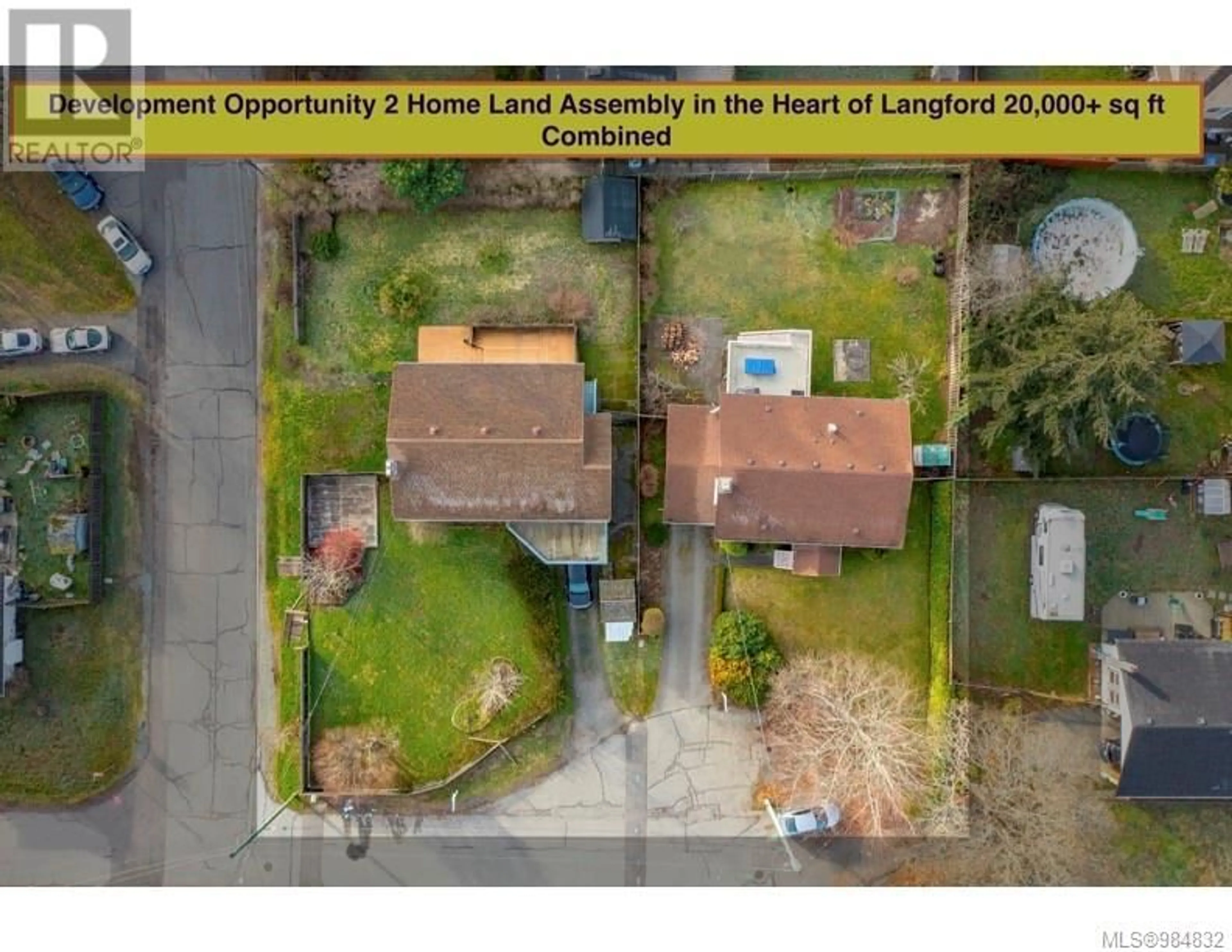 A pic from outside/outdoor area/front of a property/back of a property/a pic from drone, street for 723 Percy Pl, Langford British Columbia V9B3B5