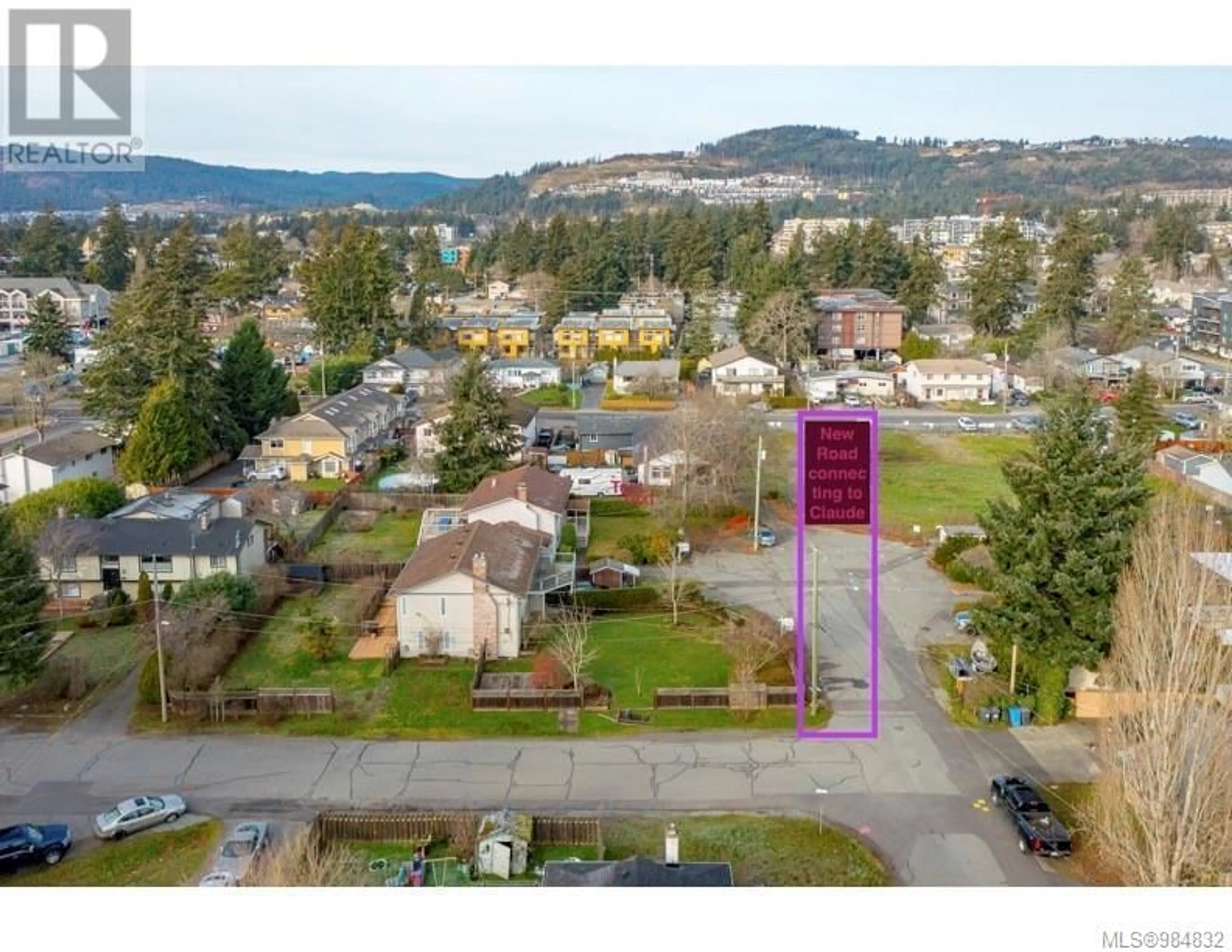 A pic from outside/outdoor area/front of a property/back of a property/a pic from drone, street for 723 Percy Pl, Langford British Columbia V9B3B5