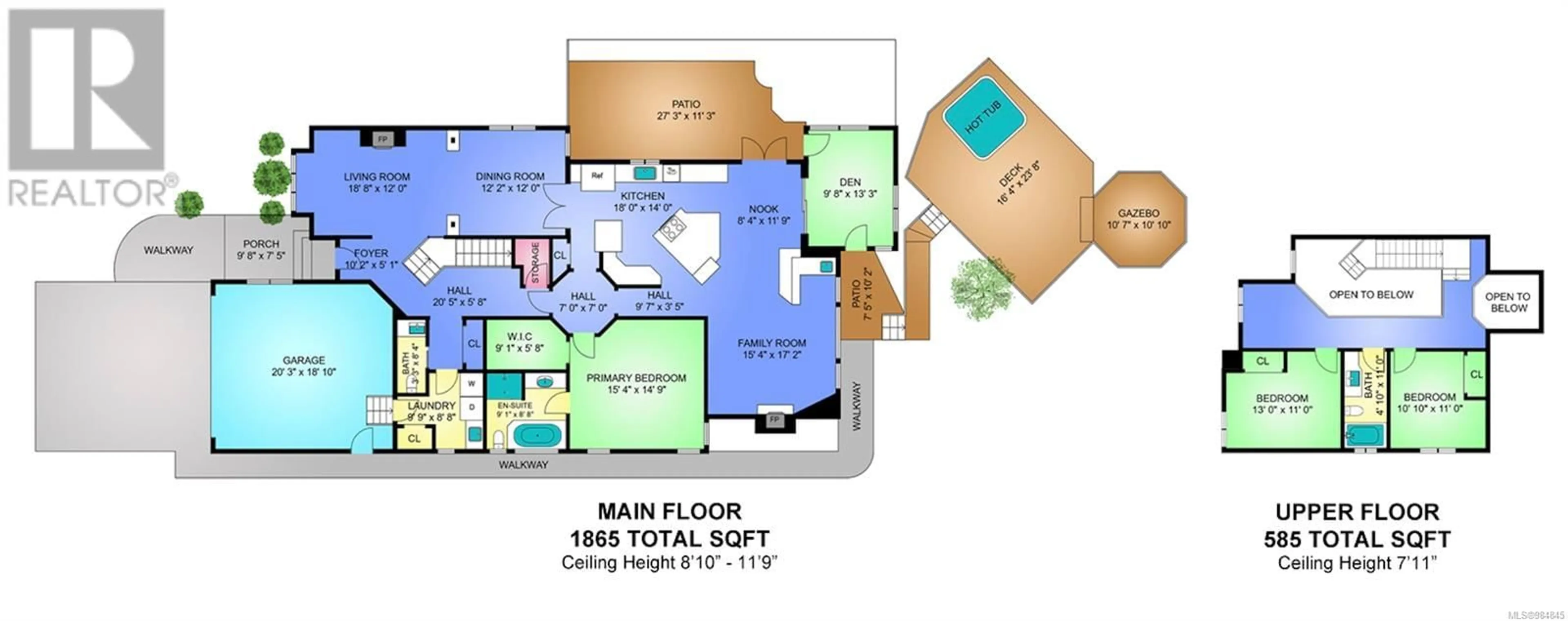 Floor plan for 4228 Oakview Pl, Saanich British Columbia V8N6M7