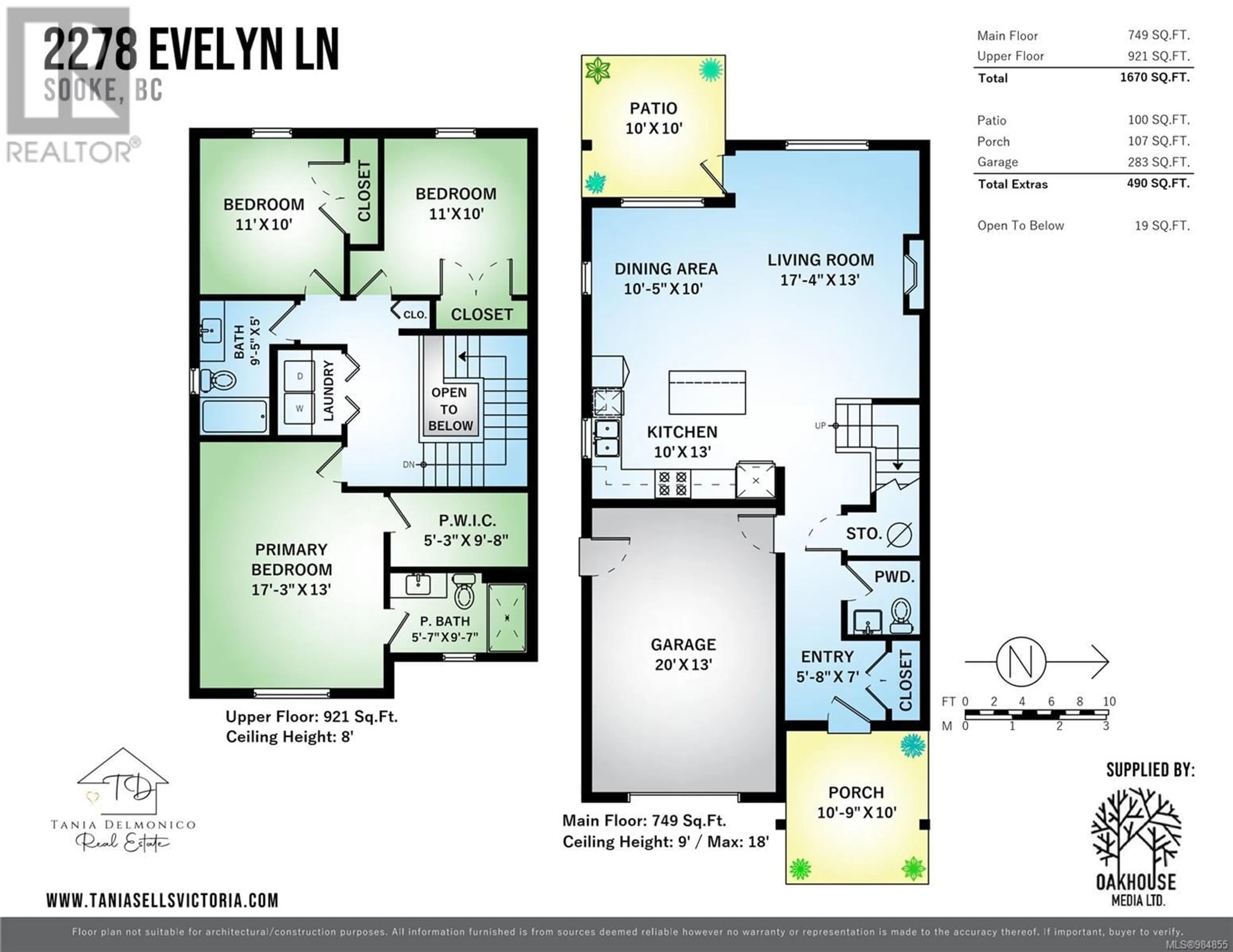 Floor plan for 2278 Evelyn Lane, Sooke British Columbia V9Z0W3