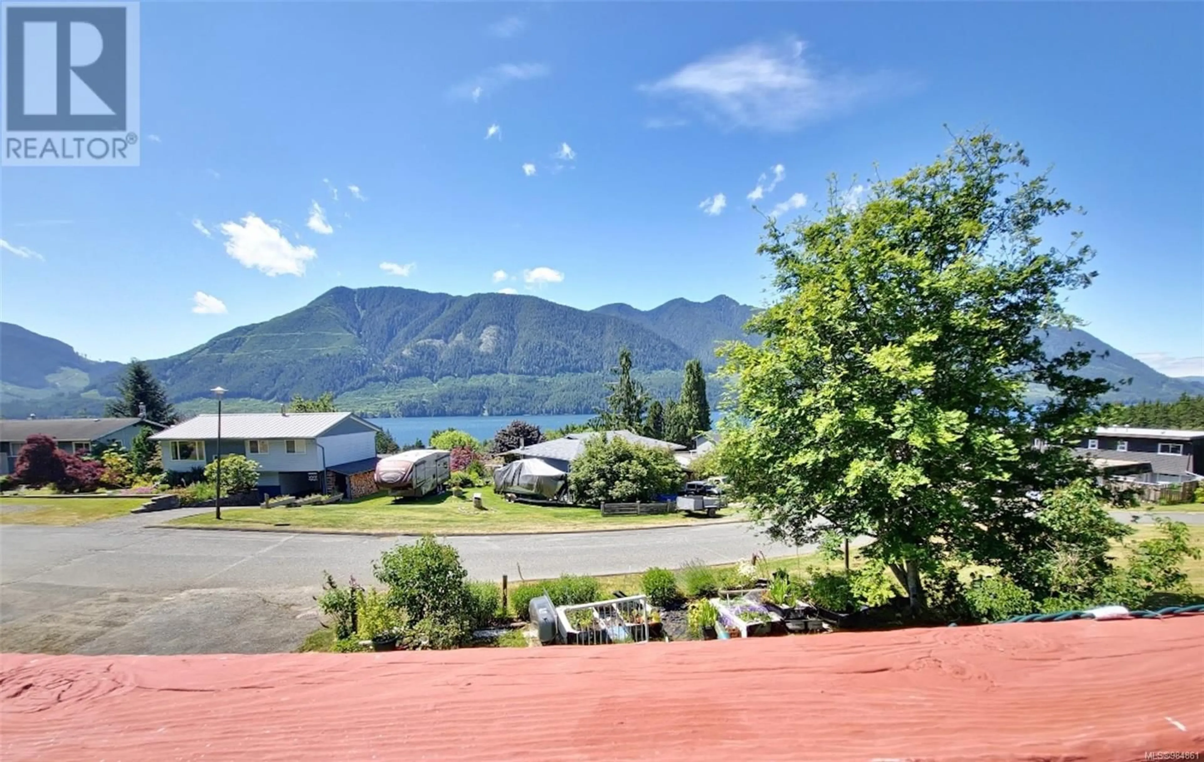 A pic from outside/outdoor area/front of a property/back of a property/a pic from drone, water/lake/river/ocean view for 1009 Rupert Ave, Port Alice British Columbia V0N2N0