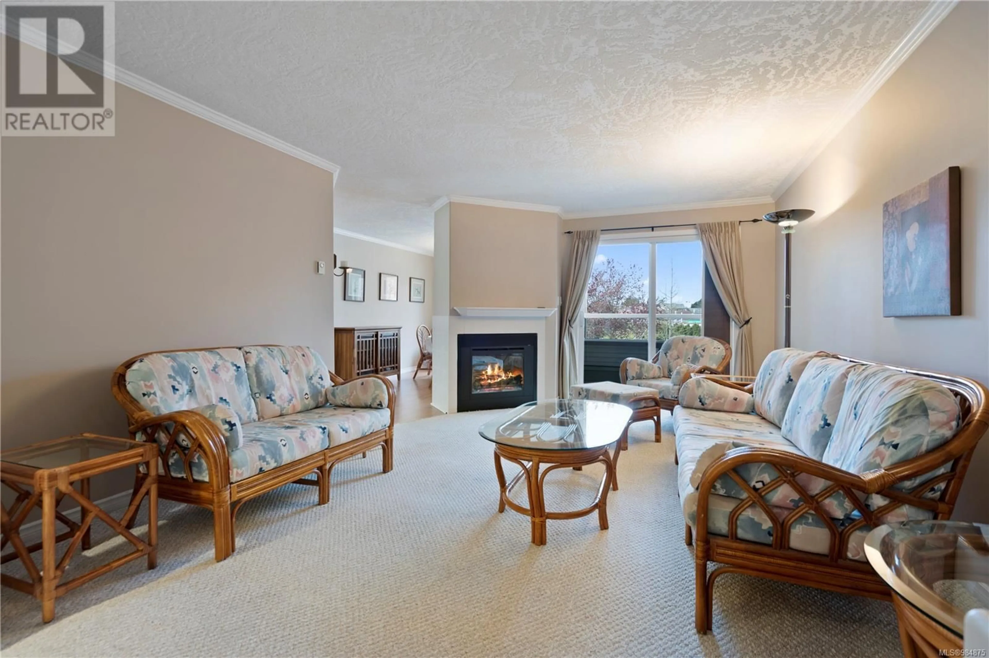 Living room with furniture, unknown for 206 2349 James White Blvd, Sidney British Columbia V8L1Z7