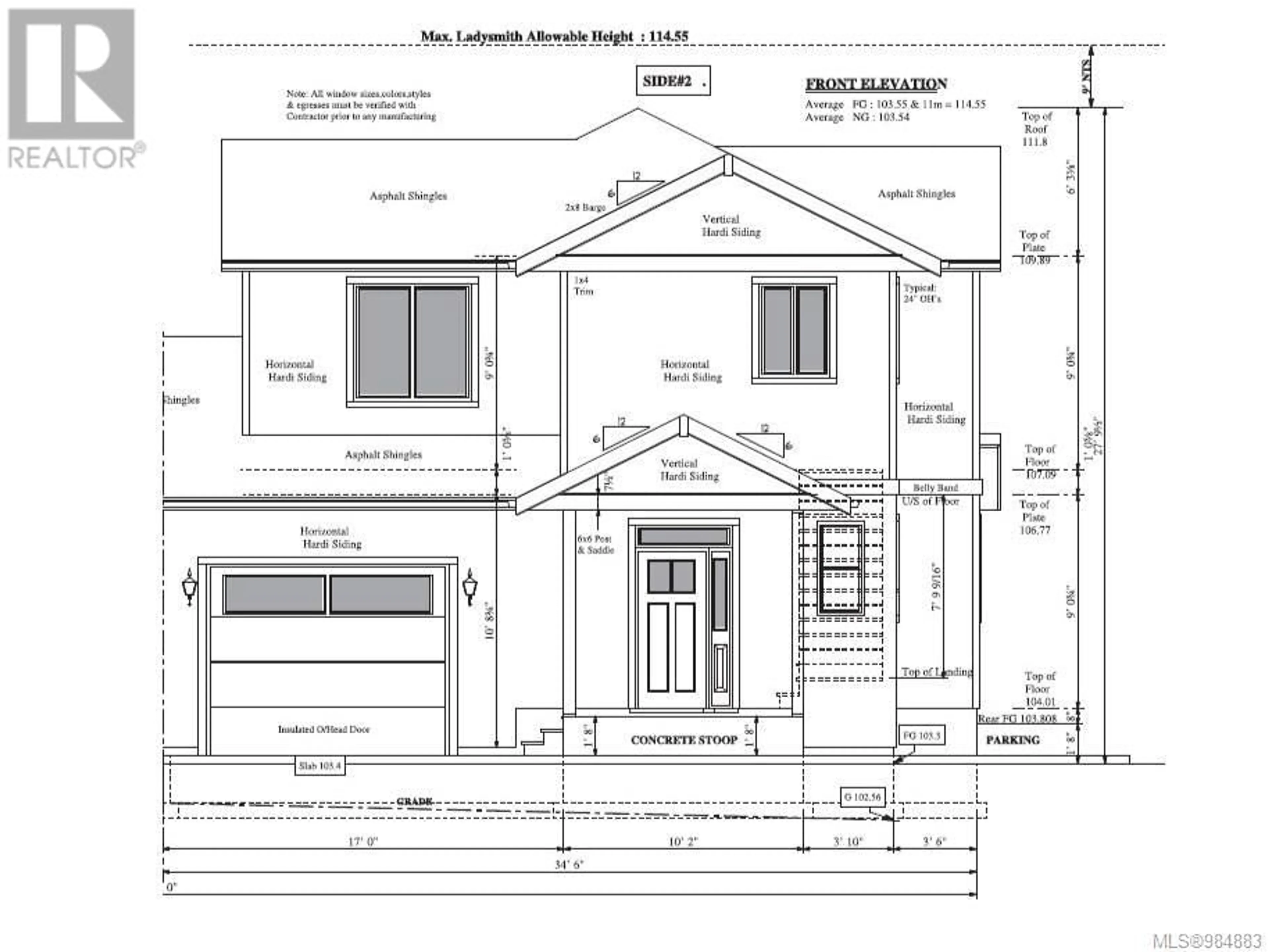 Floor plan for 155 Hunter Way, Ladysmith British Columbia V9G1N4