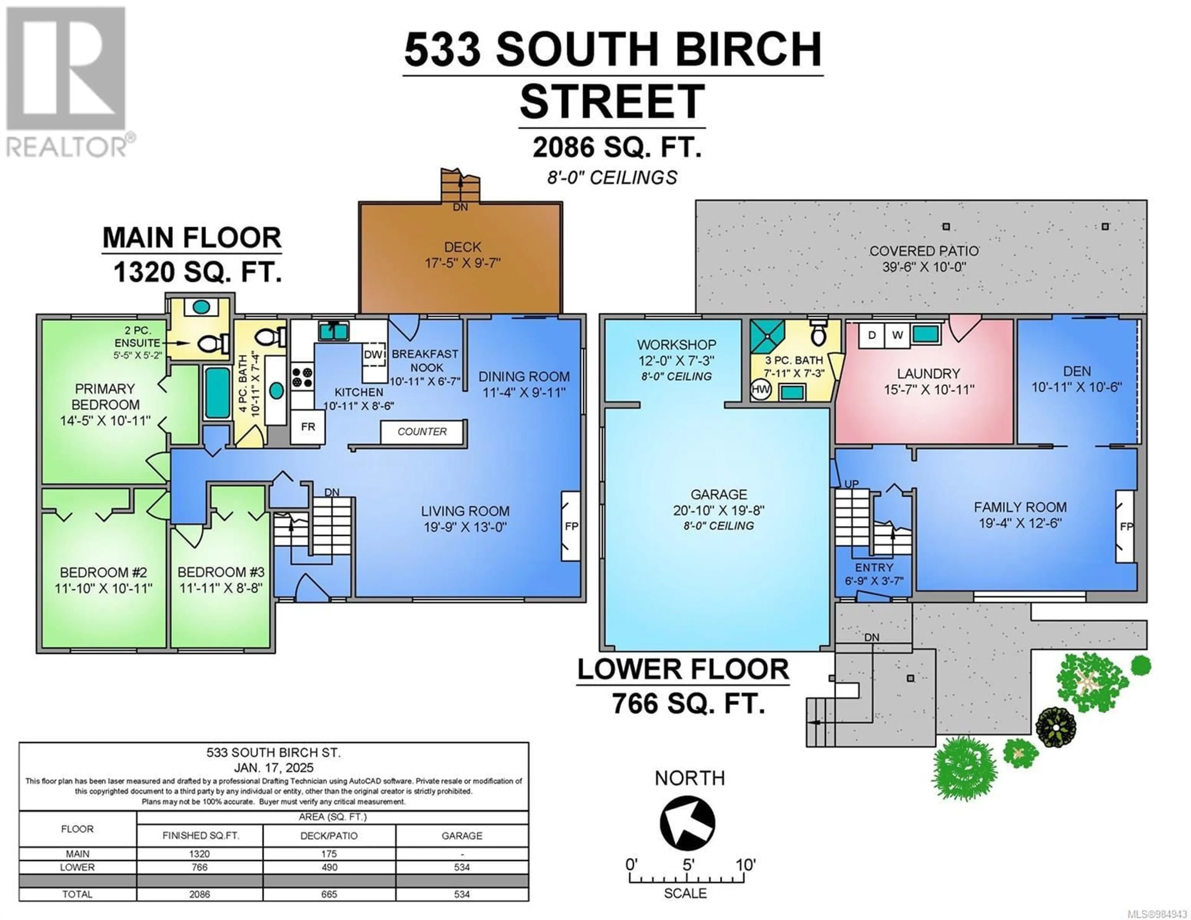 Floor plan for 533 Birch St S, Campbell River British Columbia V9W6A7