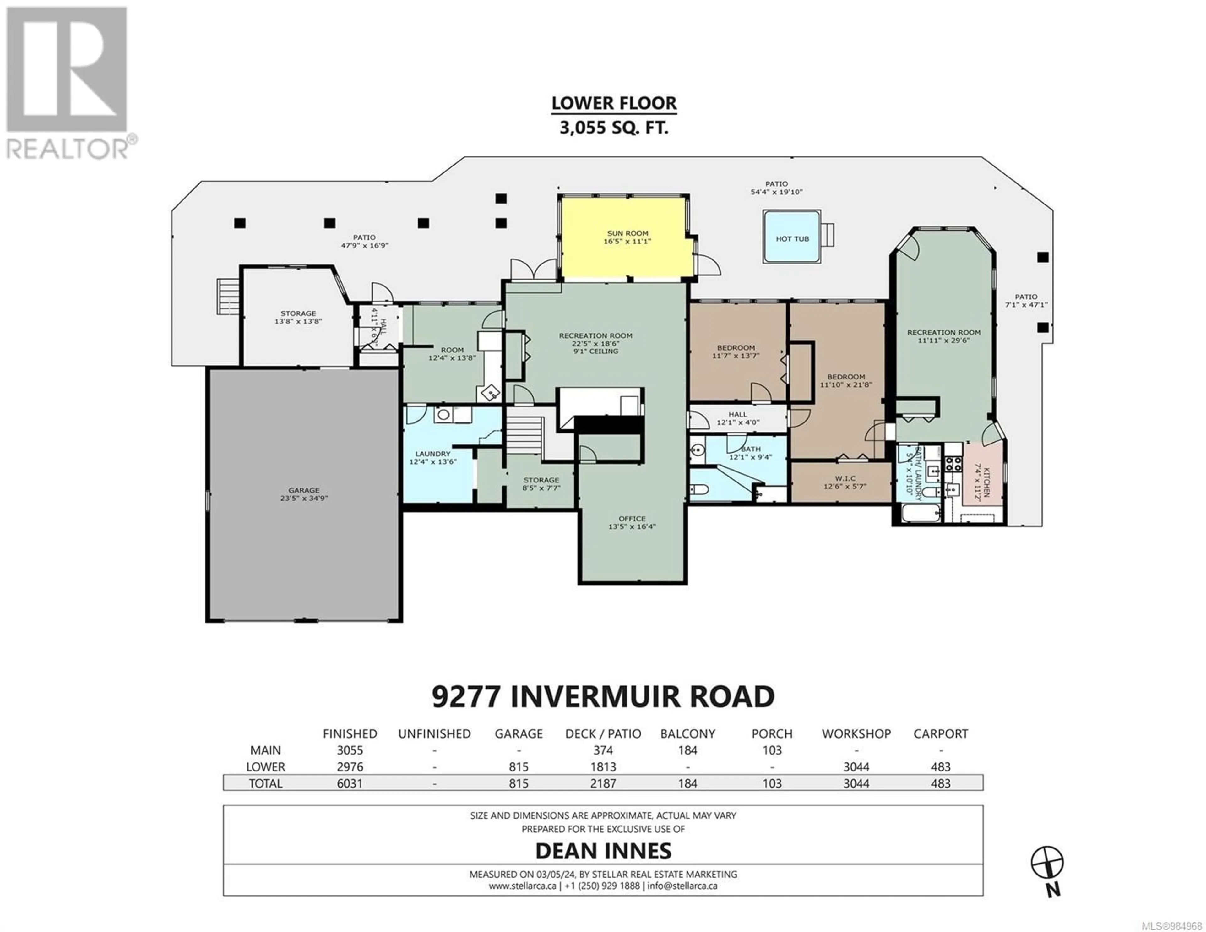 Floor plan for 9227 INVERMUIR ROAD, Sooke British Columbia V9Z1G3