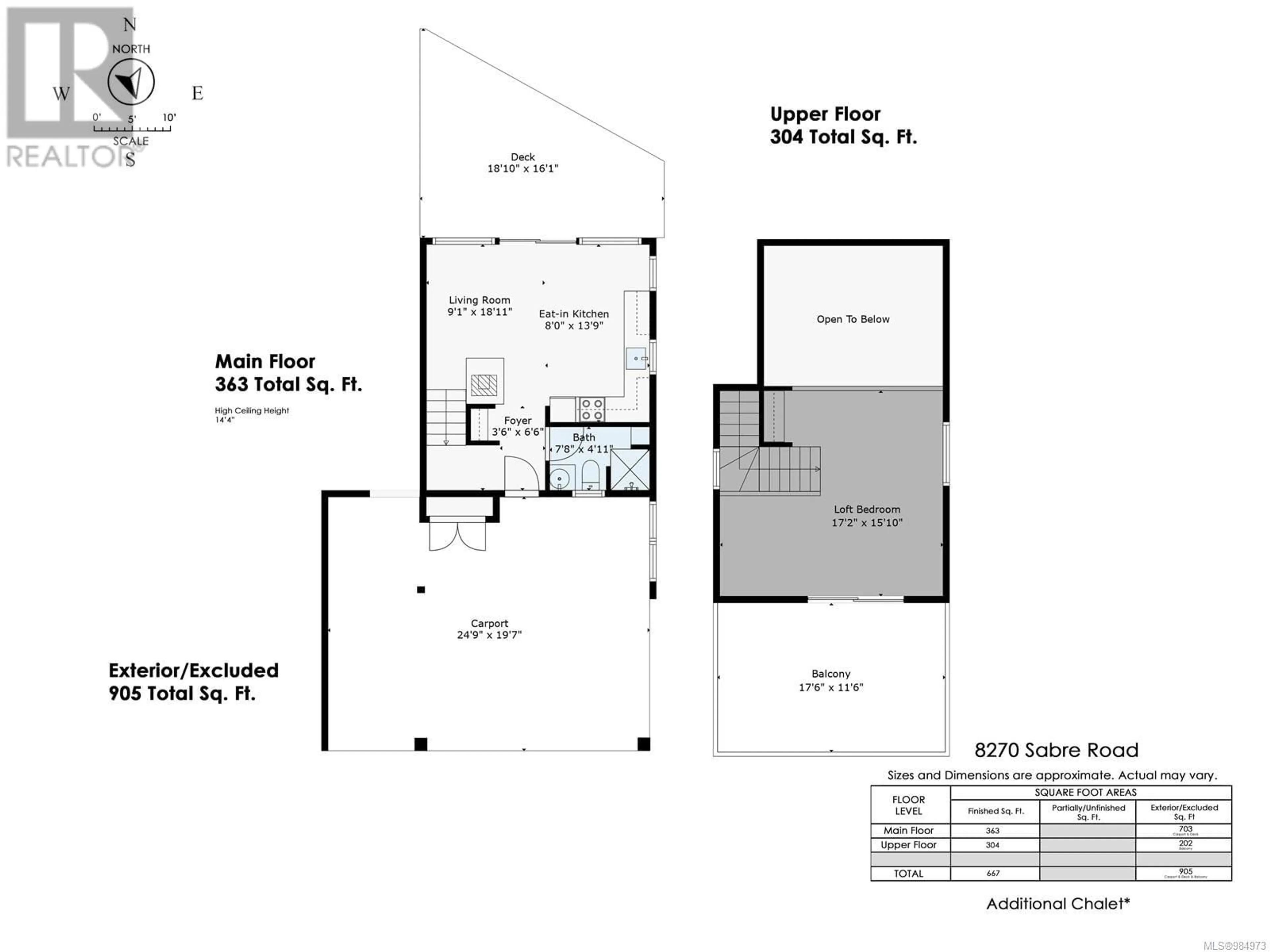 Floor plan for 8270 Sabre Rd, Lantzville British Columbia V0R2H0