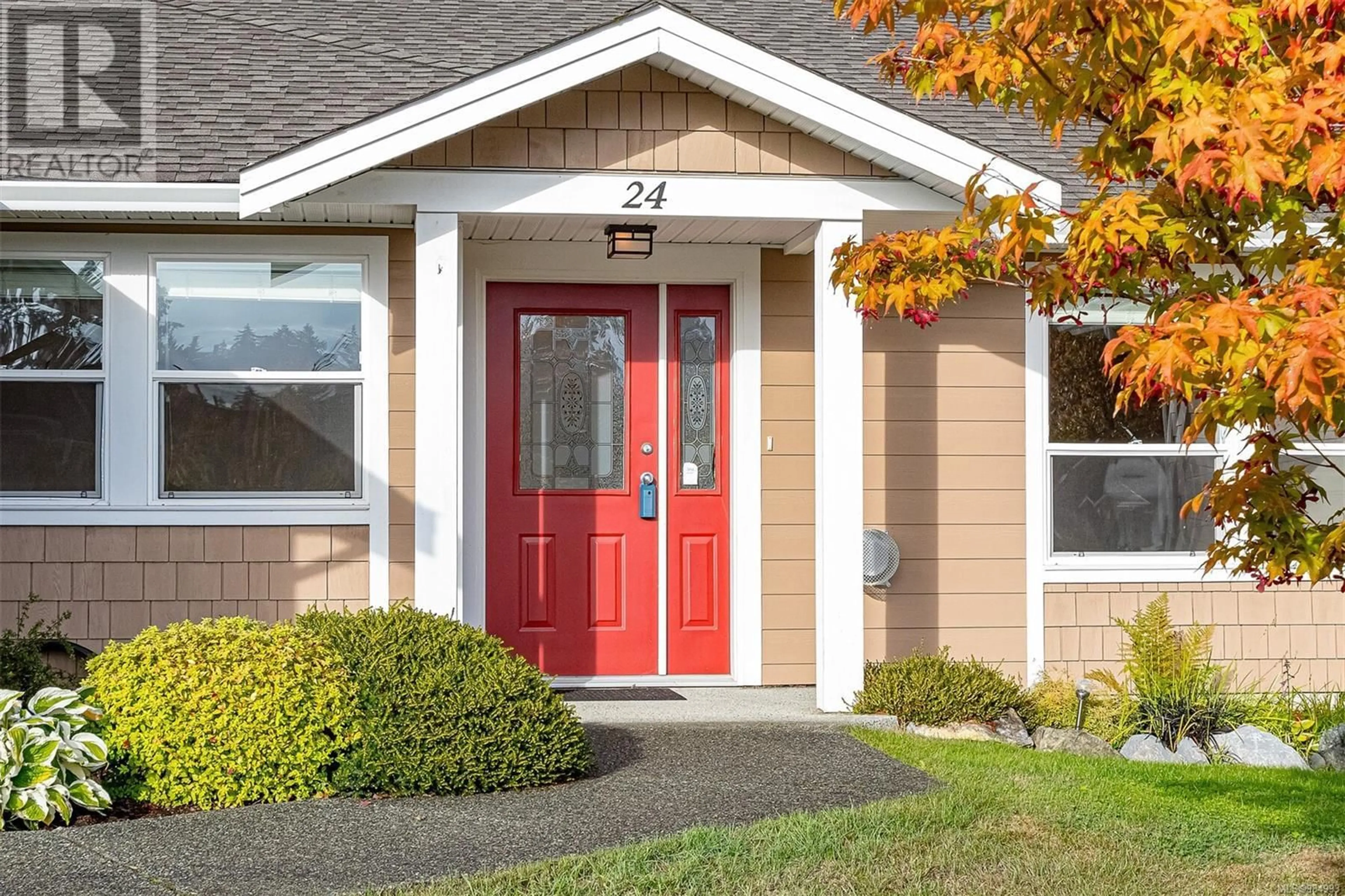 Home with vinyl exterior material, street for 24 - 3101 HERONS WAY, Duncan British Columbia V9L6Z4