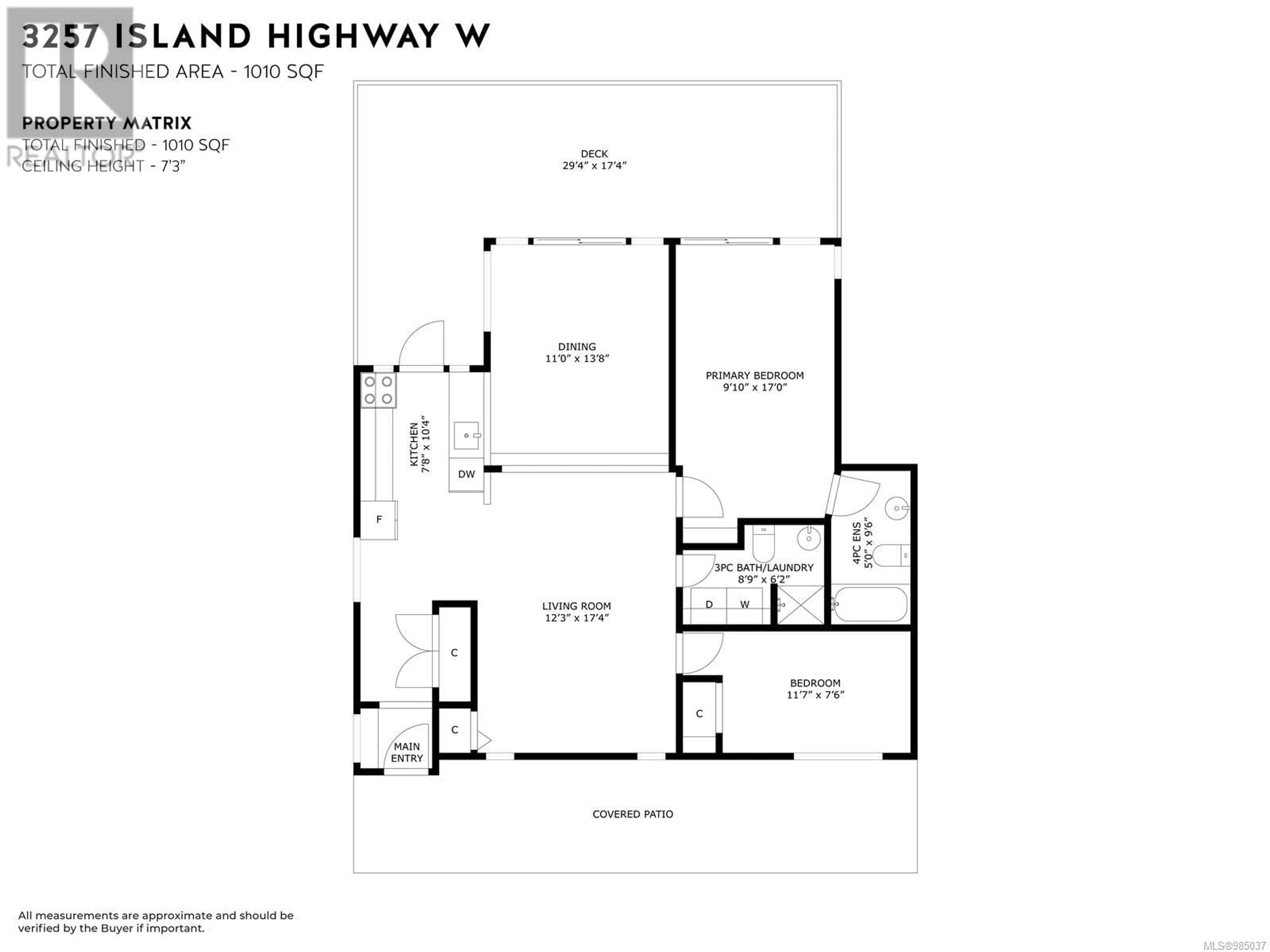 Floor plan for 3257 Island Hwy, Qualicum Beach British Columbia V9K2C6