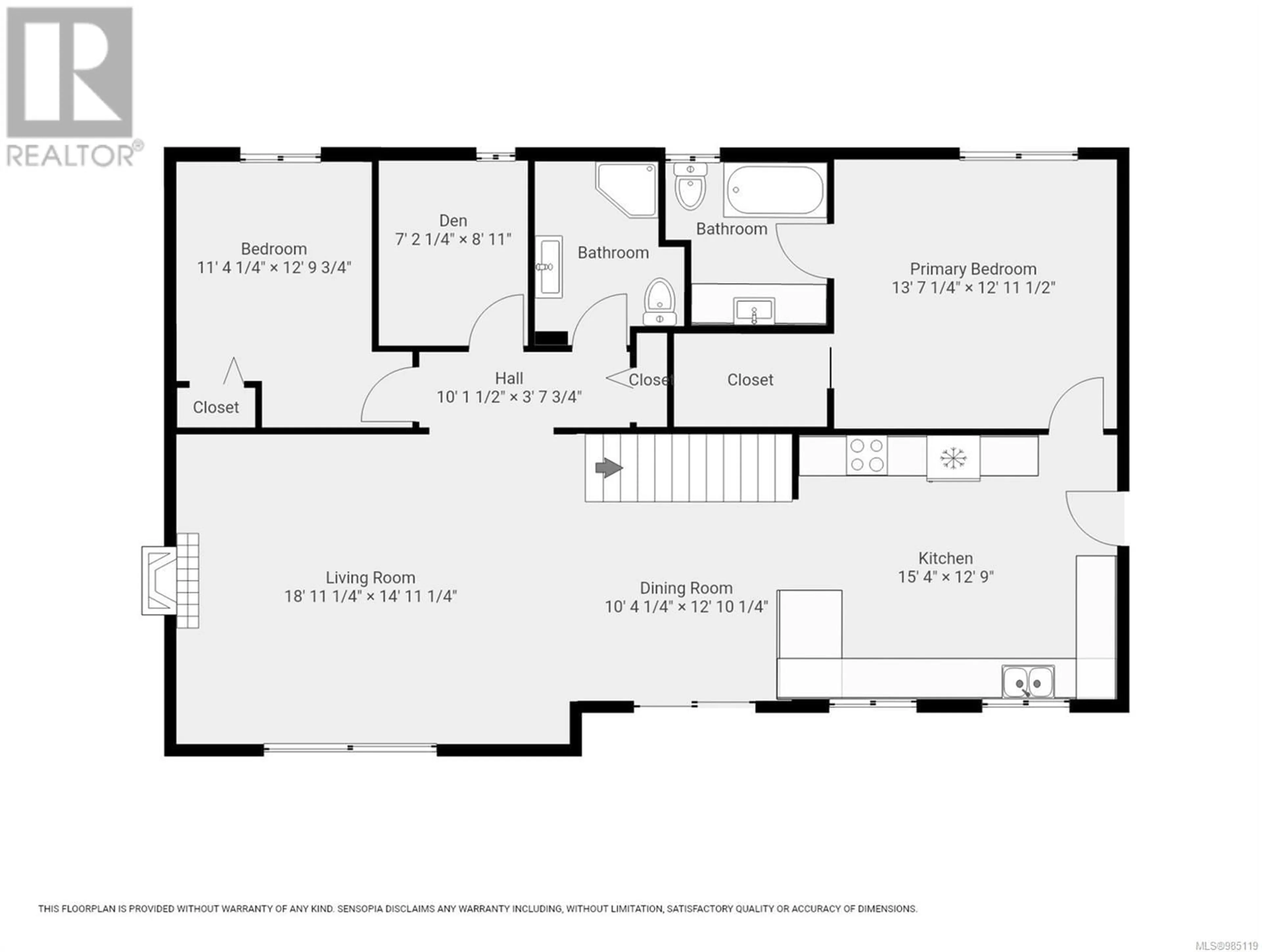 Floor plan for 396 McLean St S, Campbell River British Columbia V9W2L8