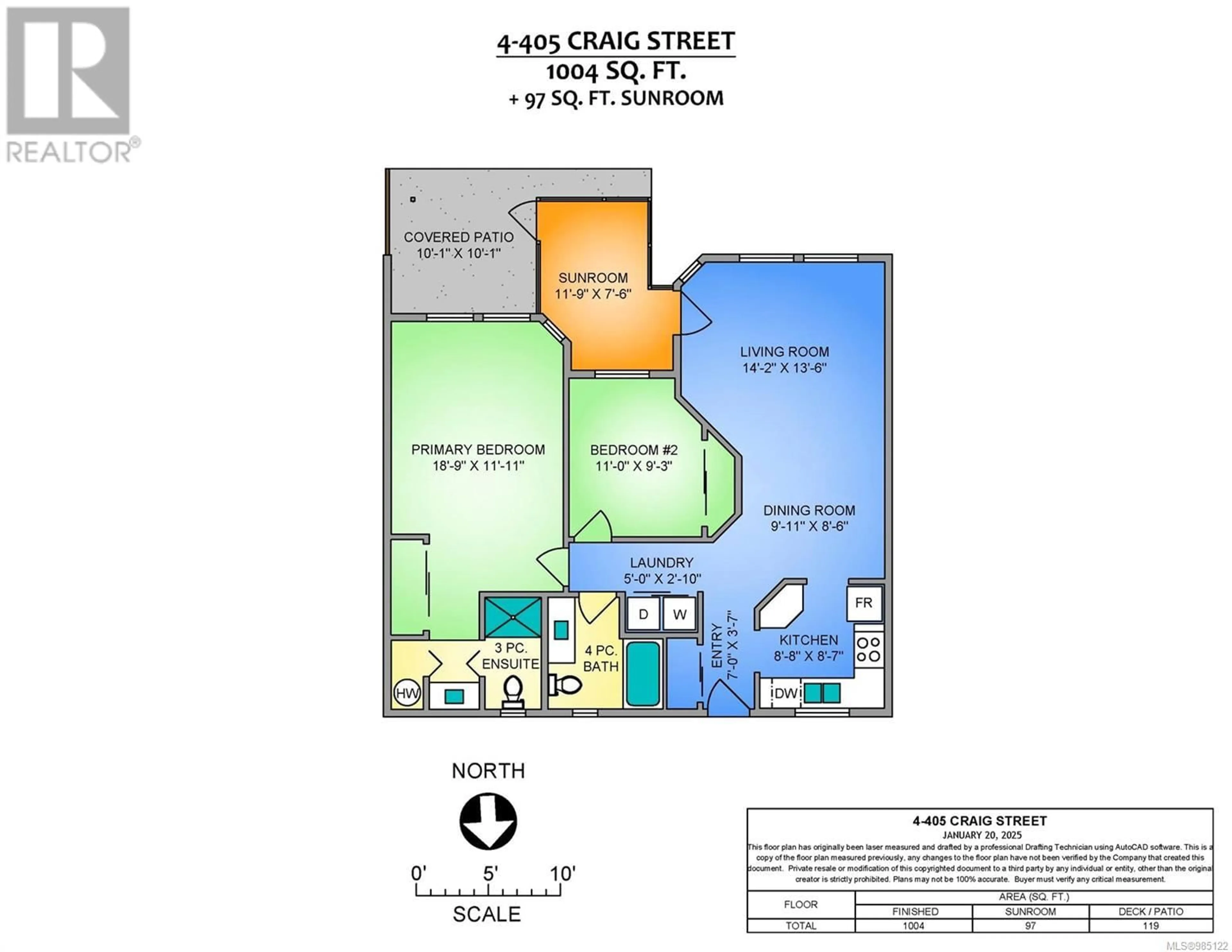 Floor plan for 4 405 Craig St, Parksville British Columbia V9P1L4