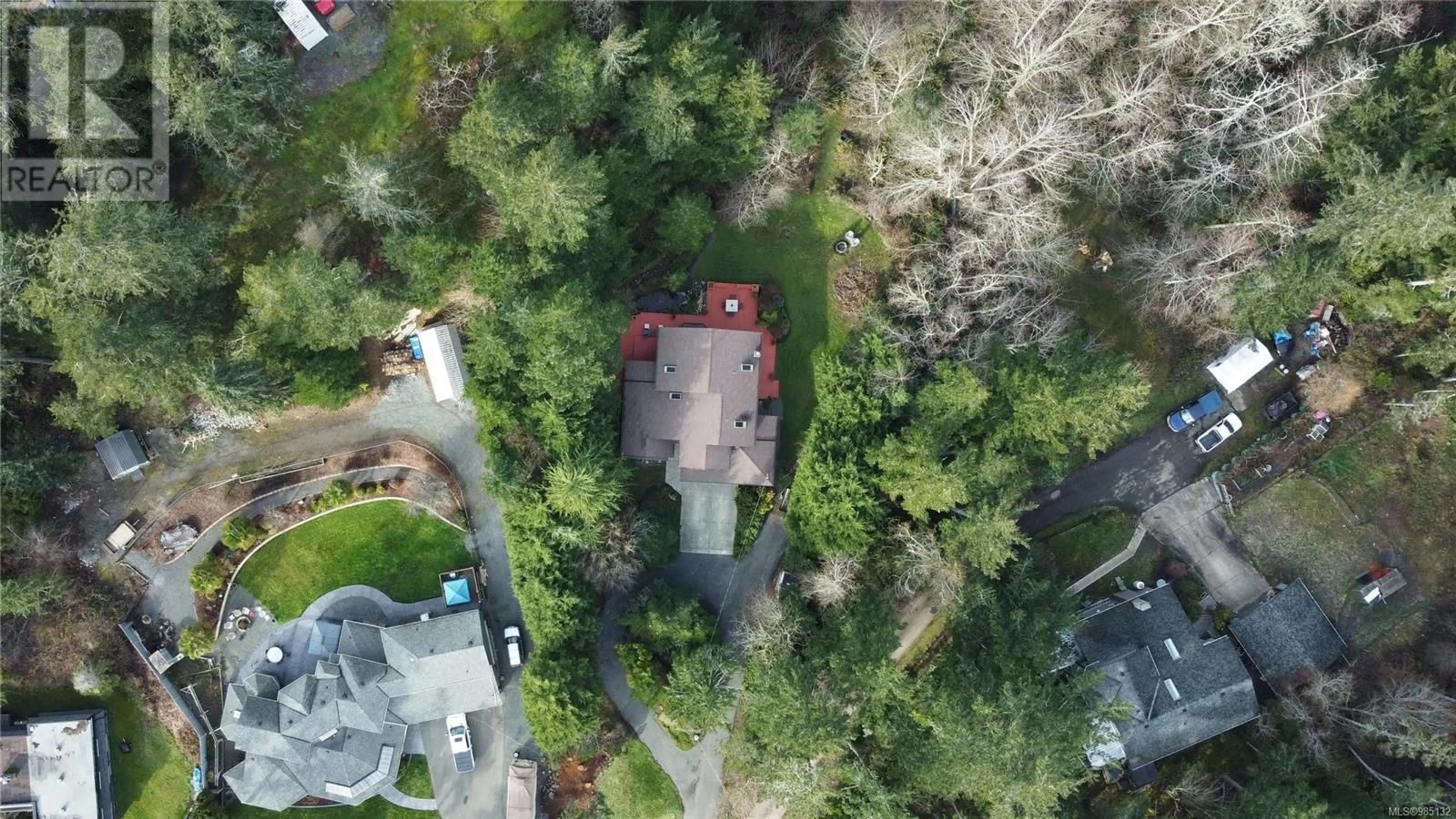 A pic from outside/outdoor area/front of a property/back of a property/a pic from drone, unknown for B 3888 Duke Rd, Metchosin British Columbia V9C4A5