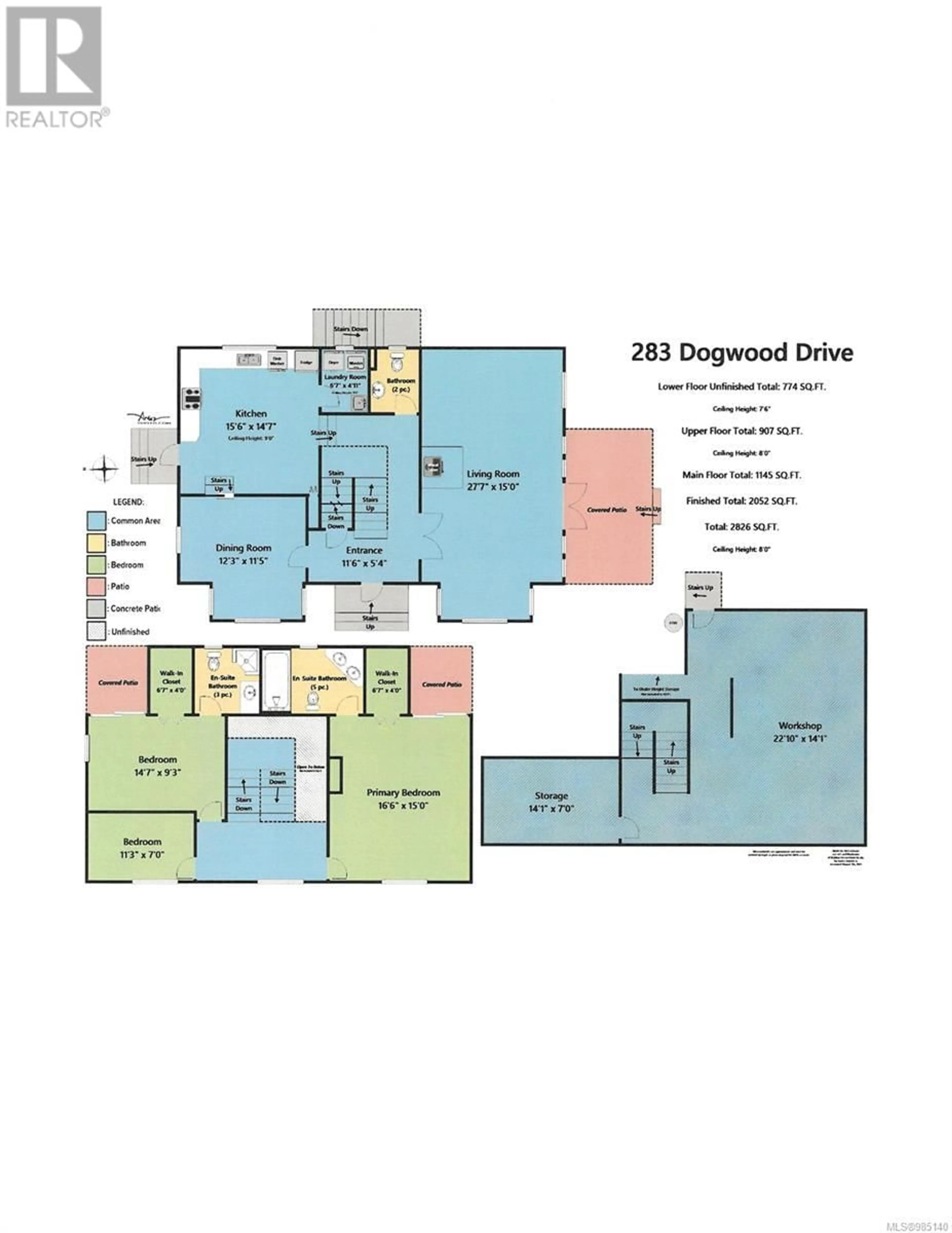 Floor plan for 283 Dogwood Dr, Ladysmith British Columbia V9G1T3