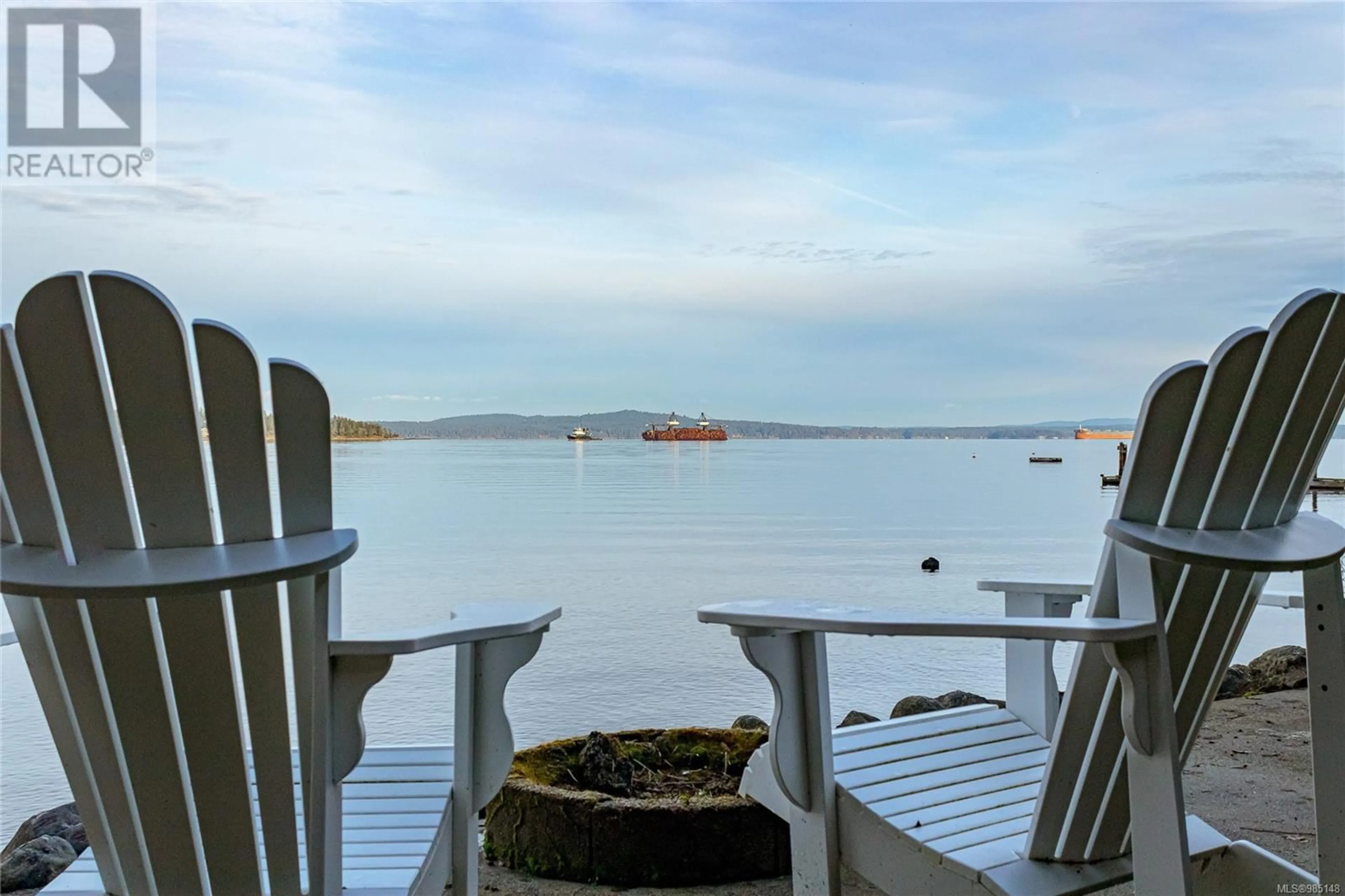 Patio, water/lake/river/ocean view for 369 Chemainus Rd, Ladysmith British Columbia V9G1Y1