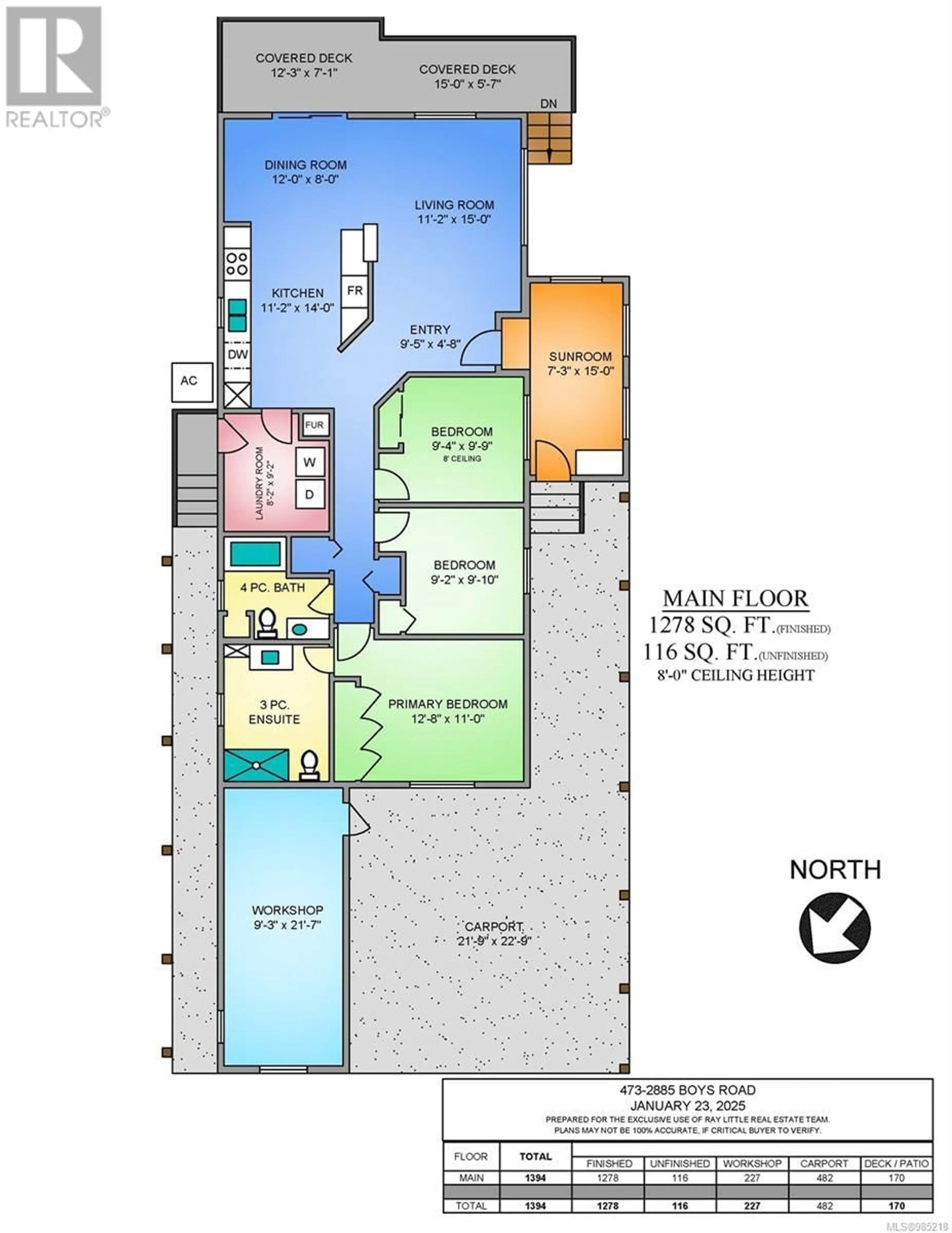 Floor plan for 473 2885 Boys Rd, Duncan British Columbia V9L4Y9