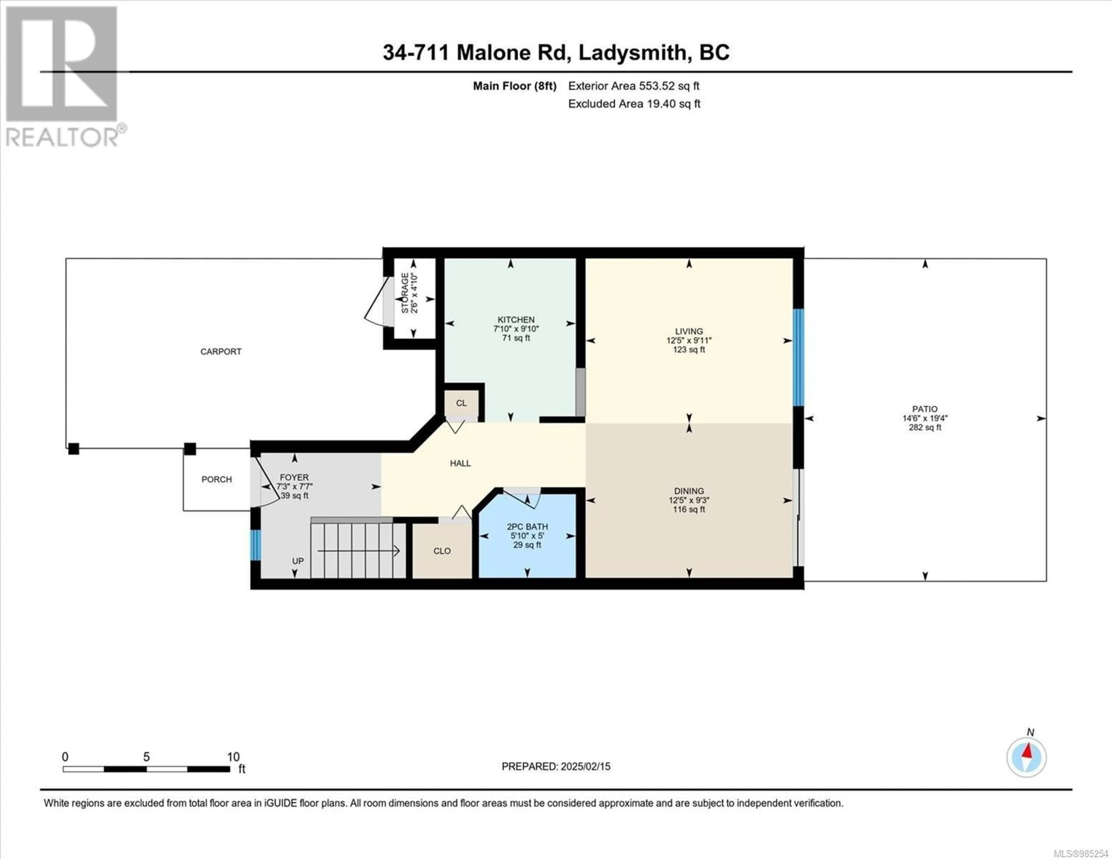 Floor plan for 34 711 Malone Rd, Ladysmith British Columbia V9G1S5