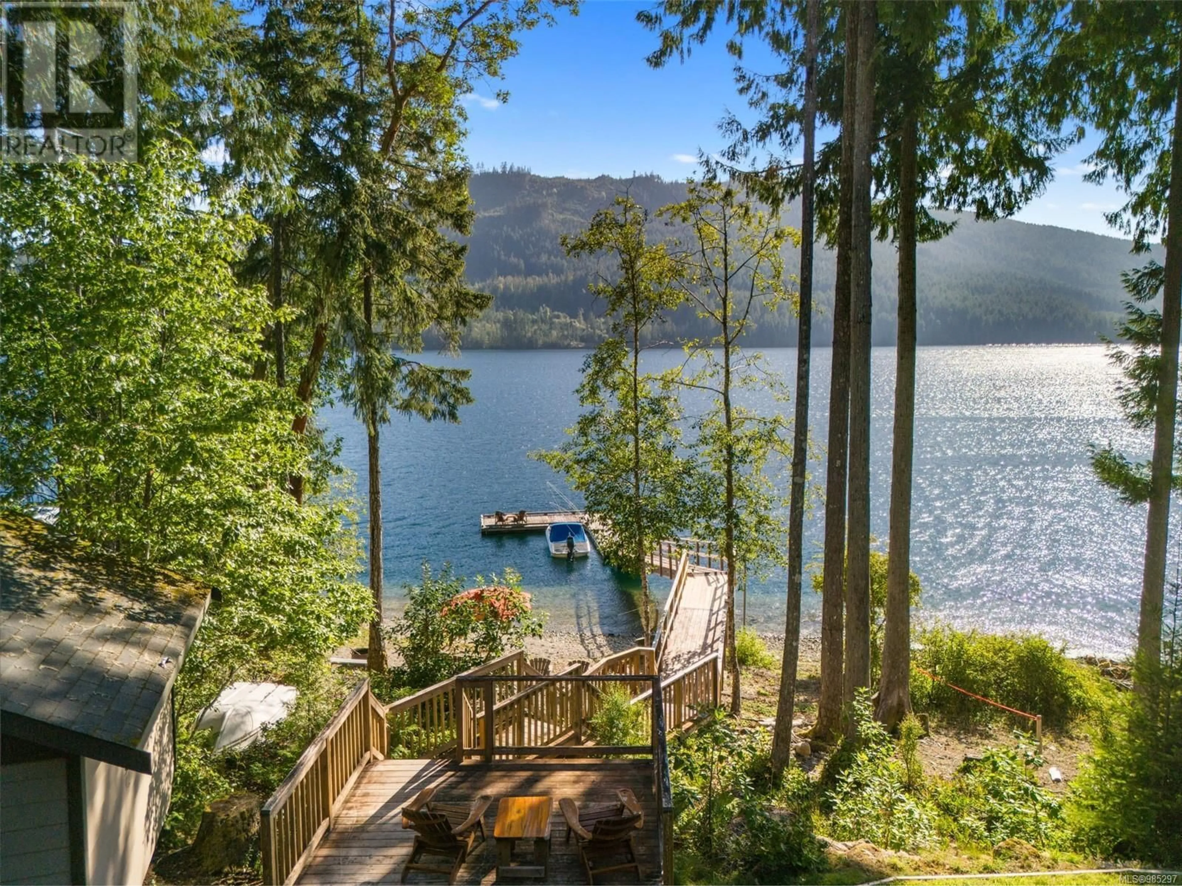 Patio, water/lake/river/ocean view for 9380 Creekside Dr, Youbou British Columbia V0R3E1