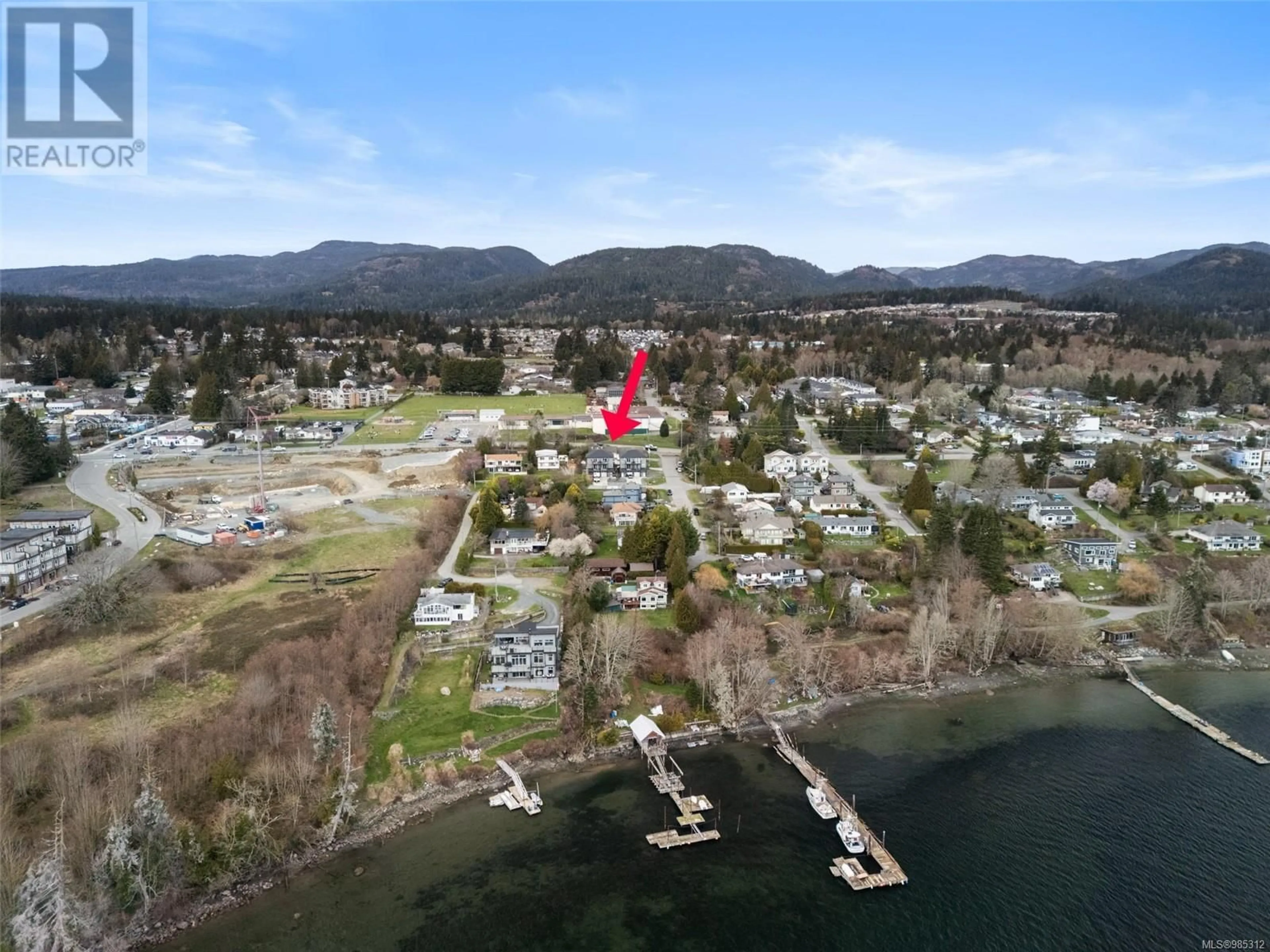 A pic from outside/outdoor area/front of a property/back of a property/a pic from drone, water/lake/river/ocean view for 6554 LANARK ROAD, Sooke British Columbia V9Z0X1