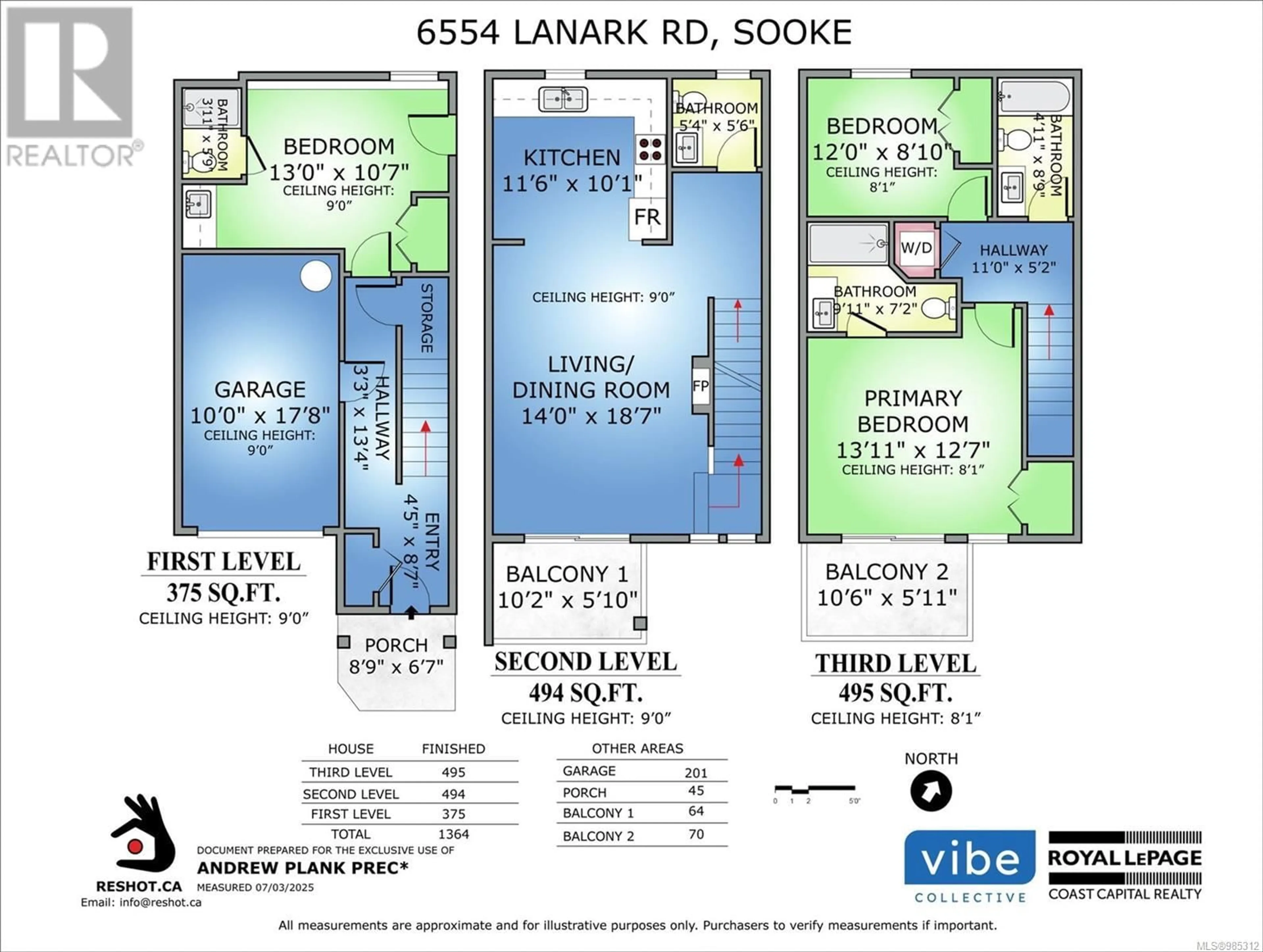 Floor plan for 6554 LANARK ROAD, Sooke British Columbia V9Z0X1