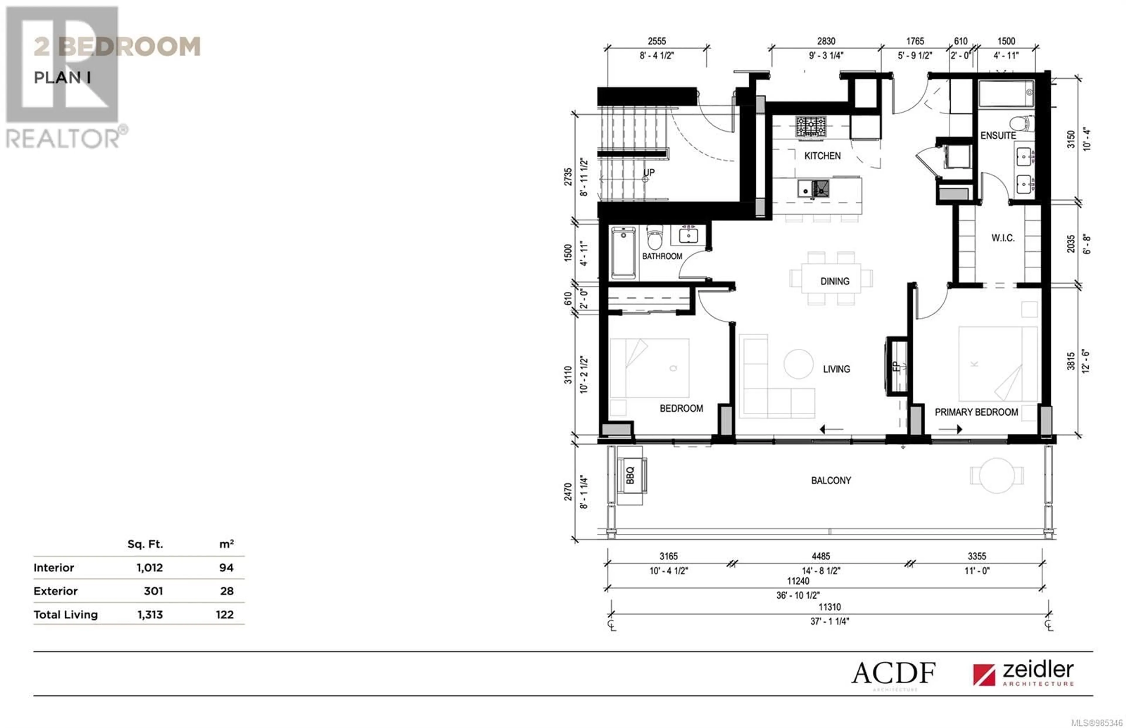 Floor plan for 1603 - 2000 HANNINGTON ROAD, Langford British Columbia V9B7C1