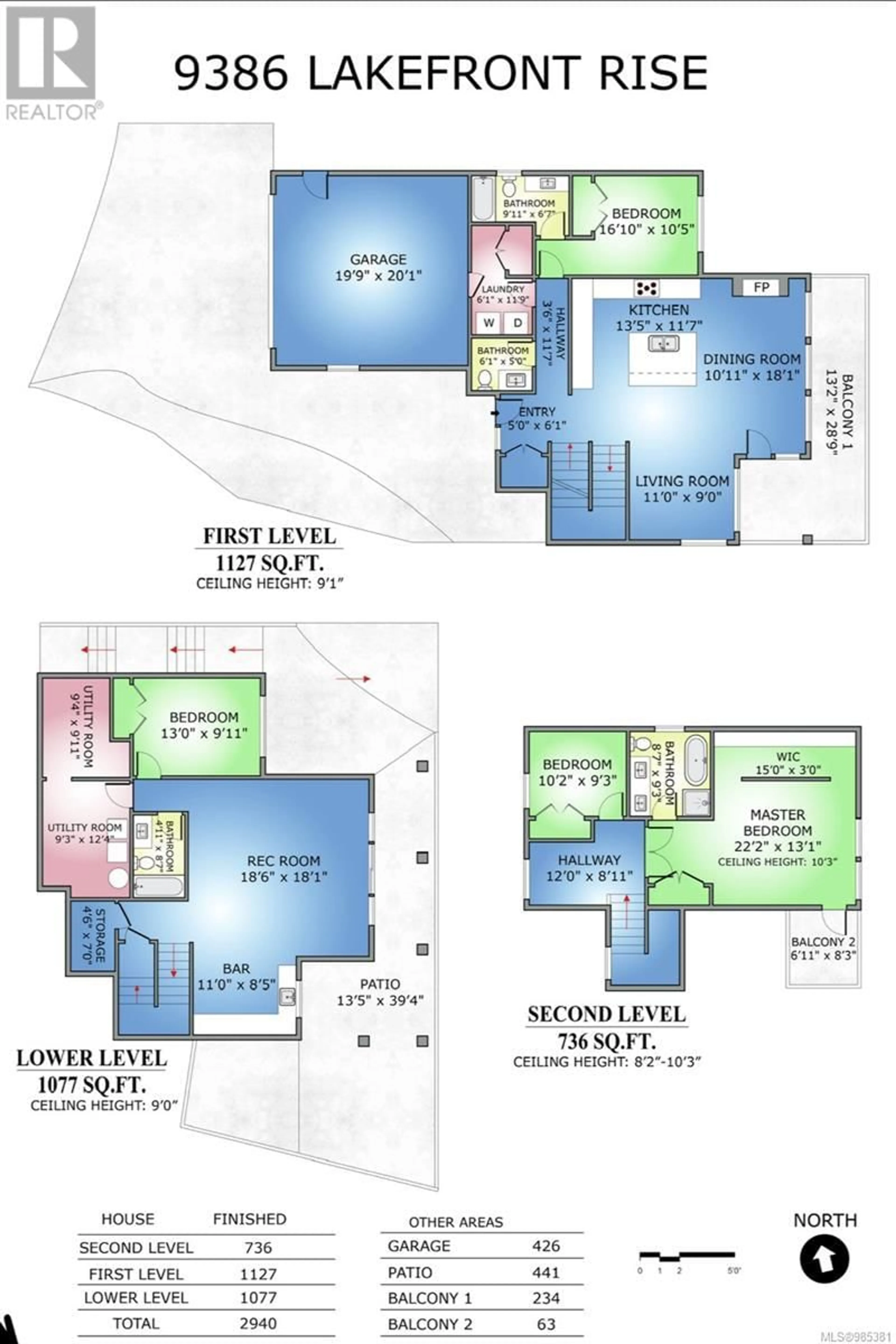 Floor plan for 9386 LAKEFRONT RISE, Lake Cowichan British Columbia V0R2G1
