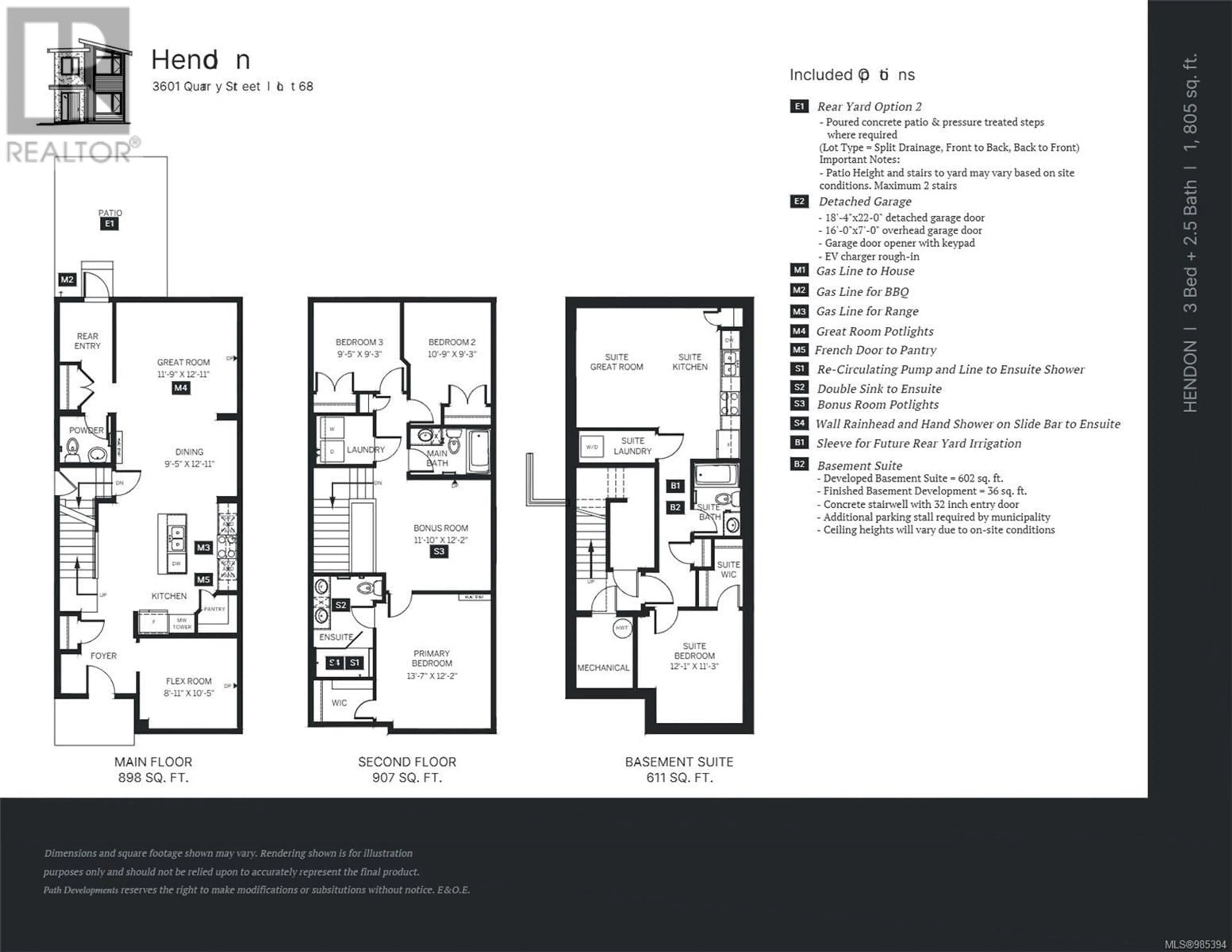 Floor plan for 3601 QUARRY ROAD, Colwood British Columbia V9C0S4