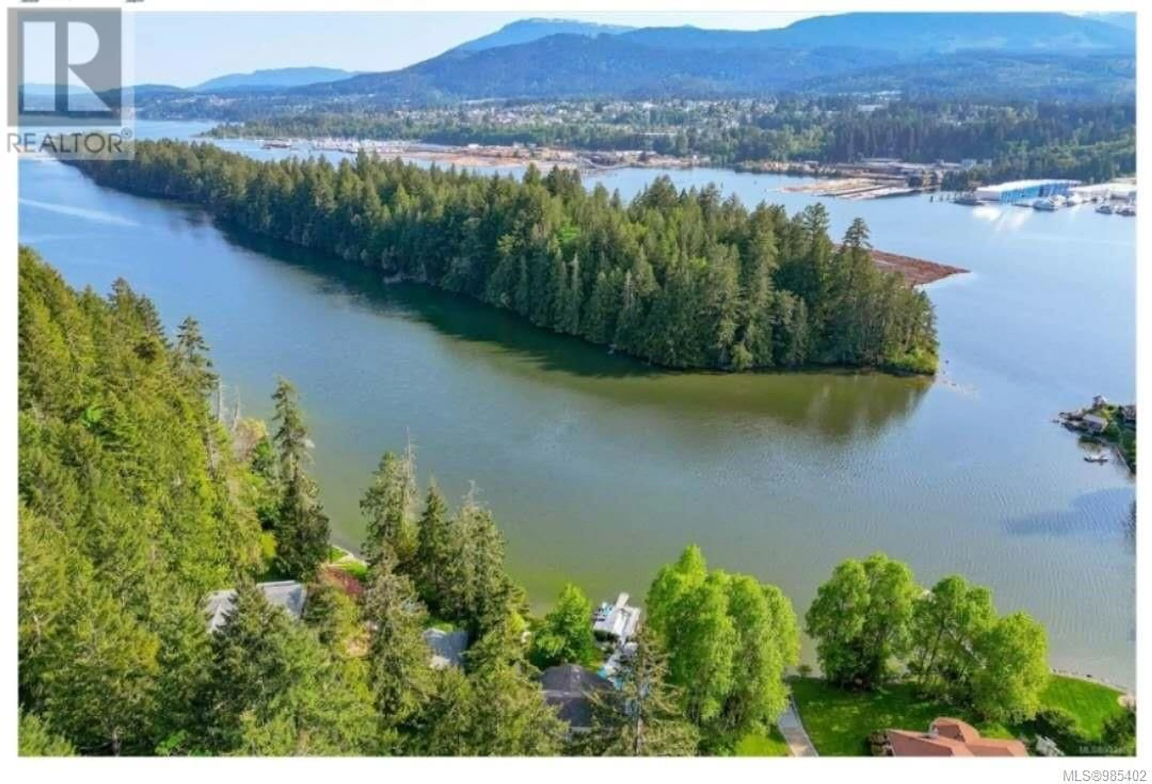 A pic from outside/outdoor area/front of a property/back of a property/a pic from drone, water/lake/river/ocean view for 4712 Shell Beach Rd, Ladysmith British Columbia V9G1L7