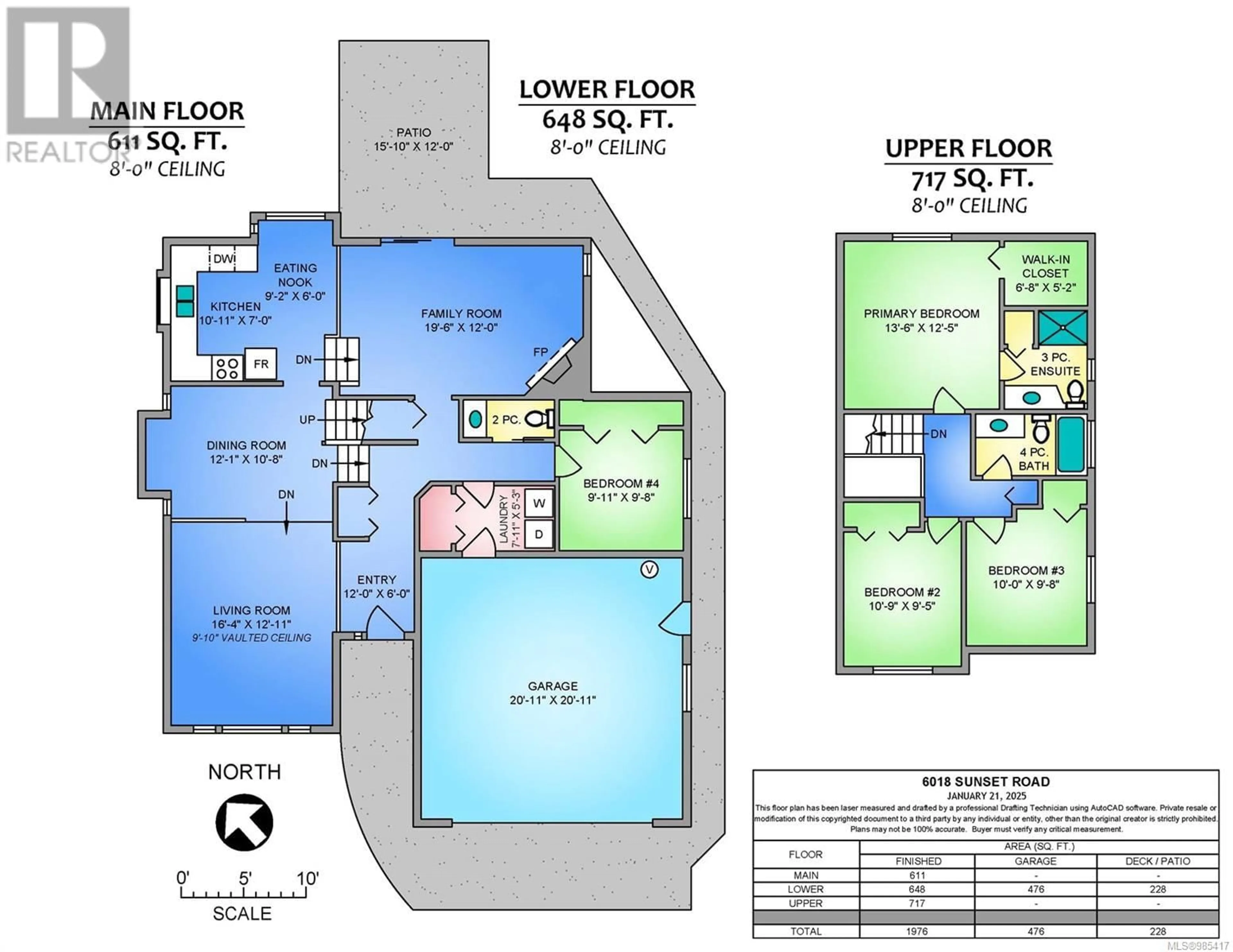 Floor plan for 6018 Sunset Rd, Nanaimo British Columbia V9V1K2