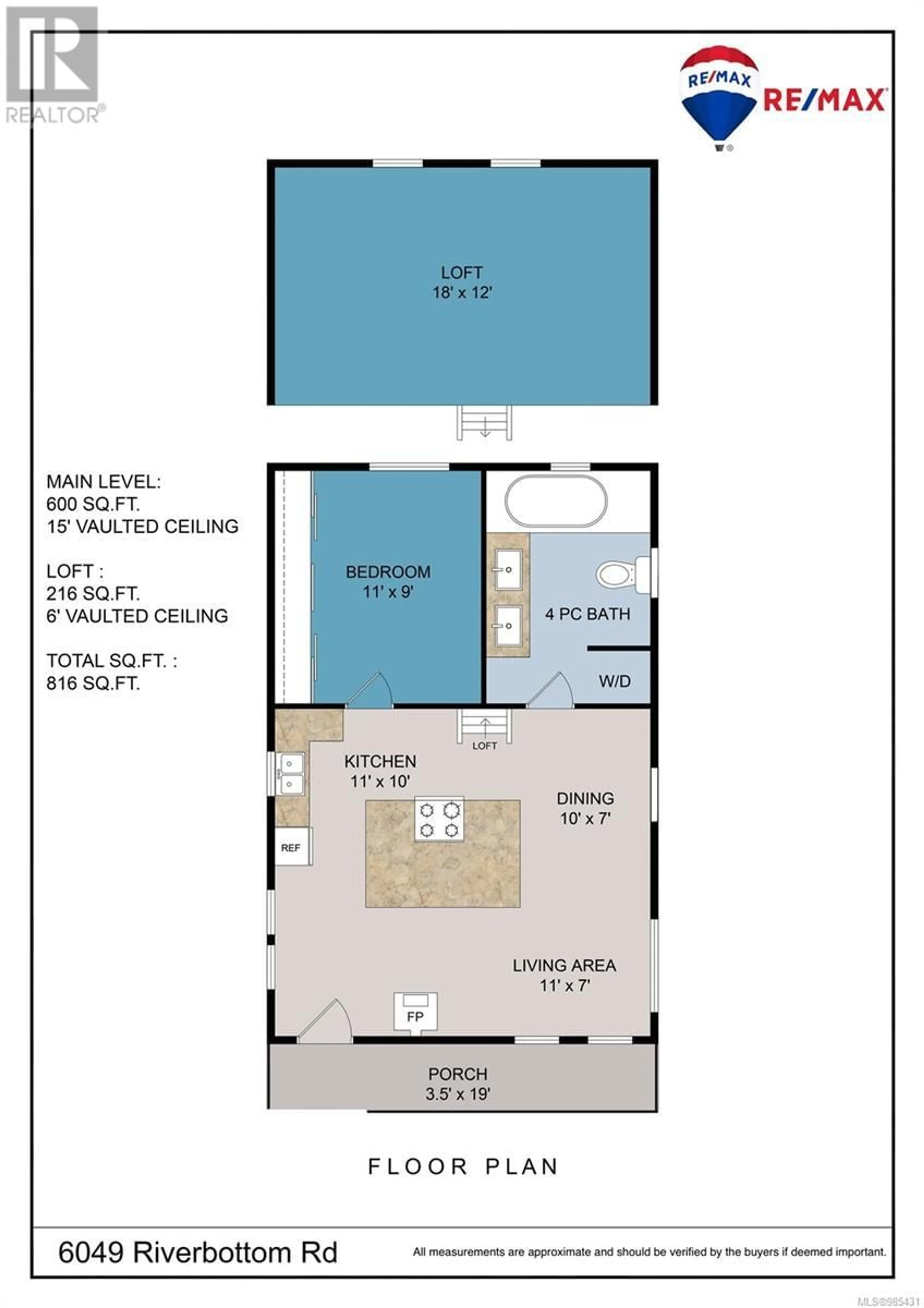 Floor plan for 6049 RIVERBOTTOM ROAD WEST, Duncan British Columbia V9L6H7
