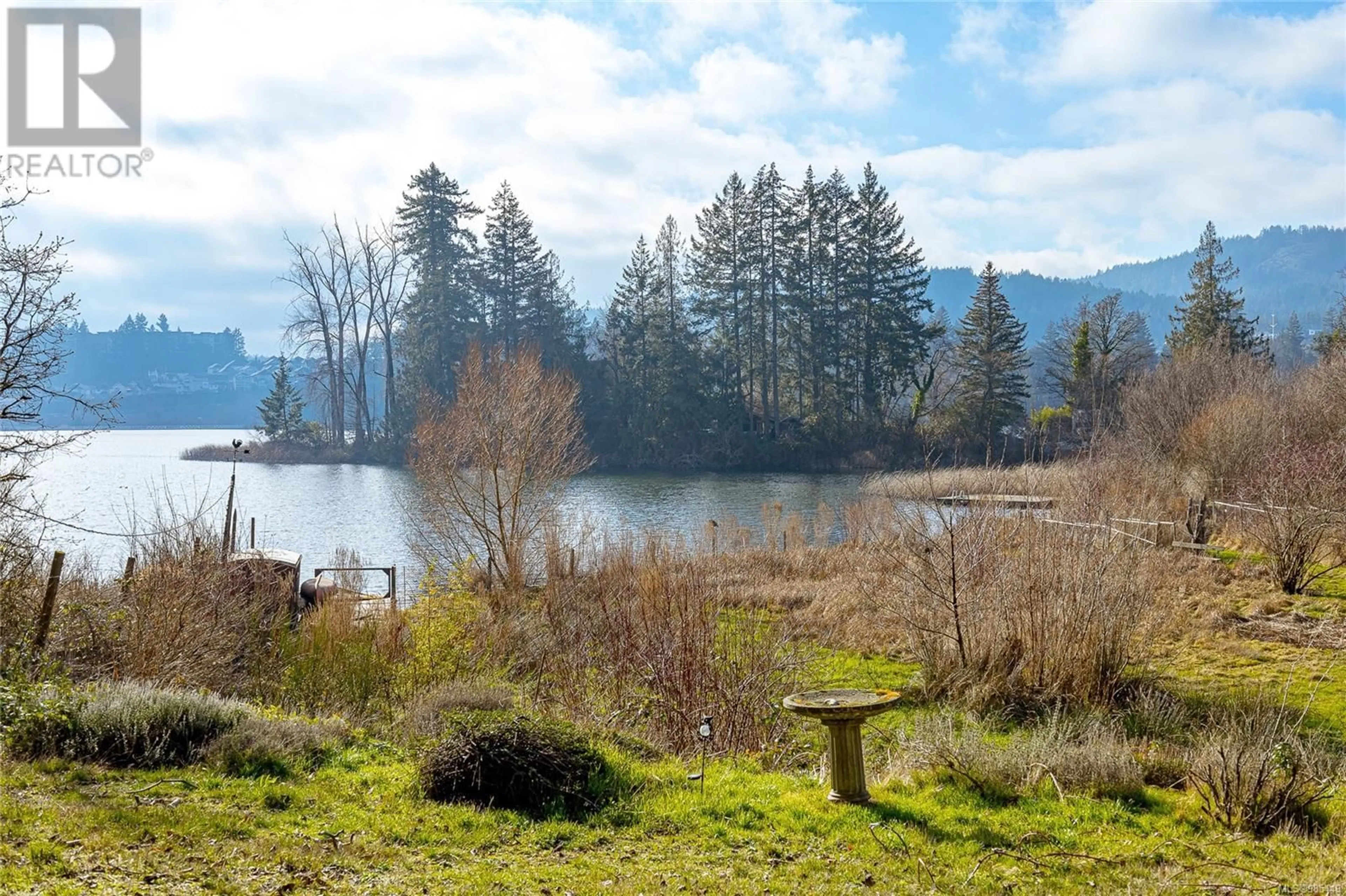 Patio, water/lake/river/ocean view for 1247 Goldstream Ave, Langford British Columbia V9B2Y9