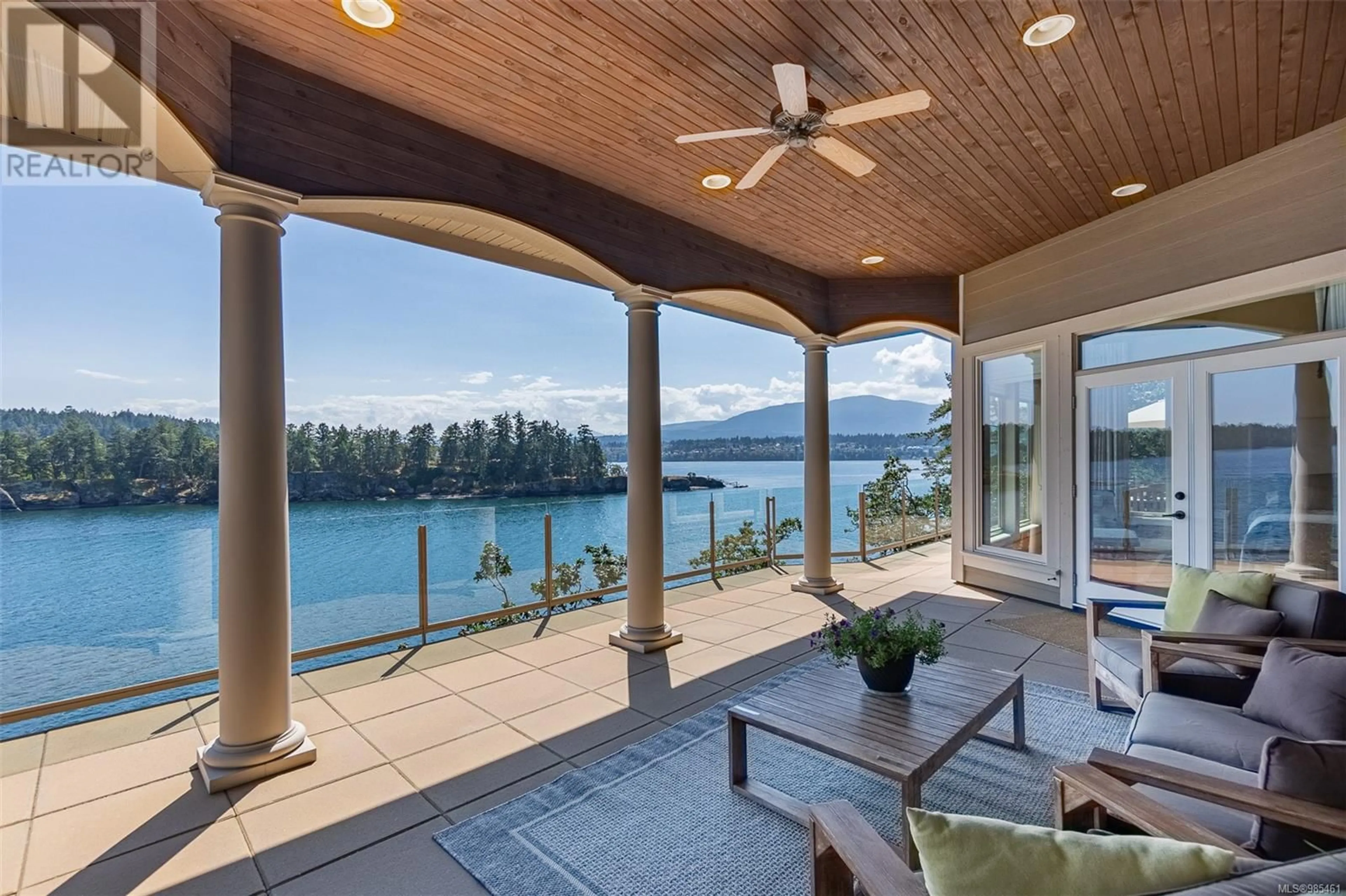 Patio, water/lake/river/ocean view for 3340 Stephenson Point Rd, Nanaimo British Columbia V9T1K2