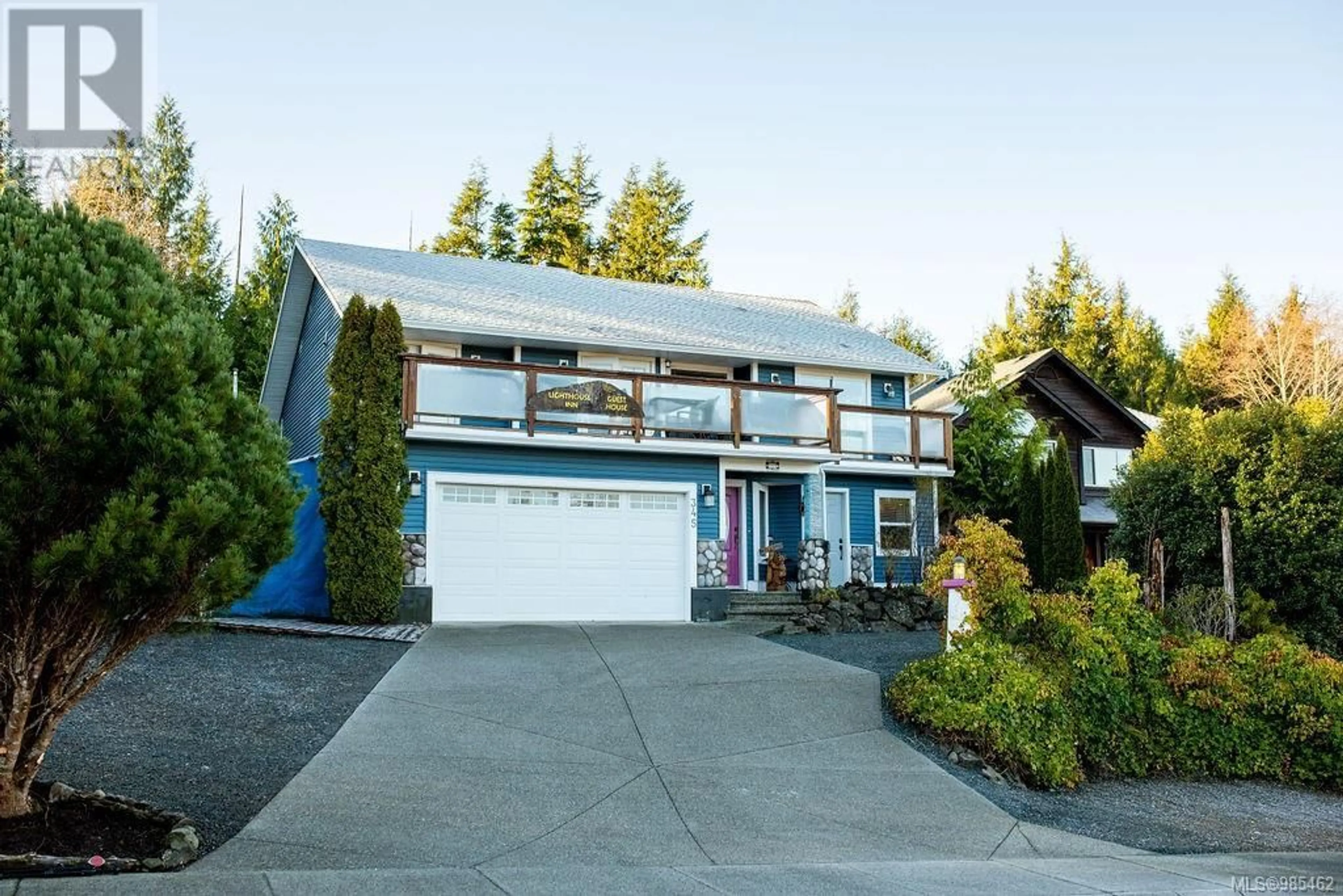 Home with vinyl exterior material, street for 345 Lone Cone Rd, Tofino British Columbia V0R2Z0