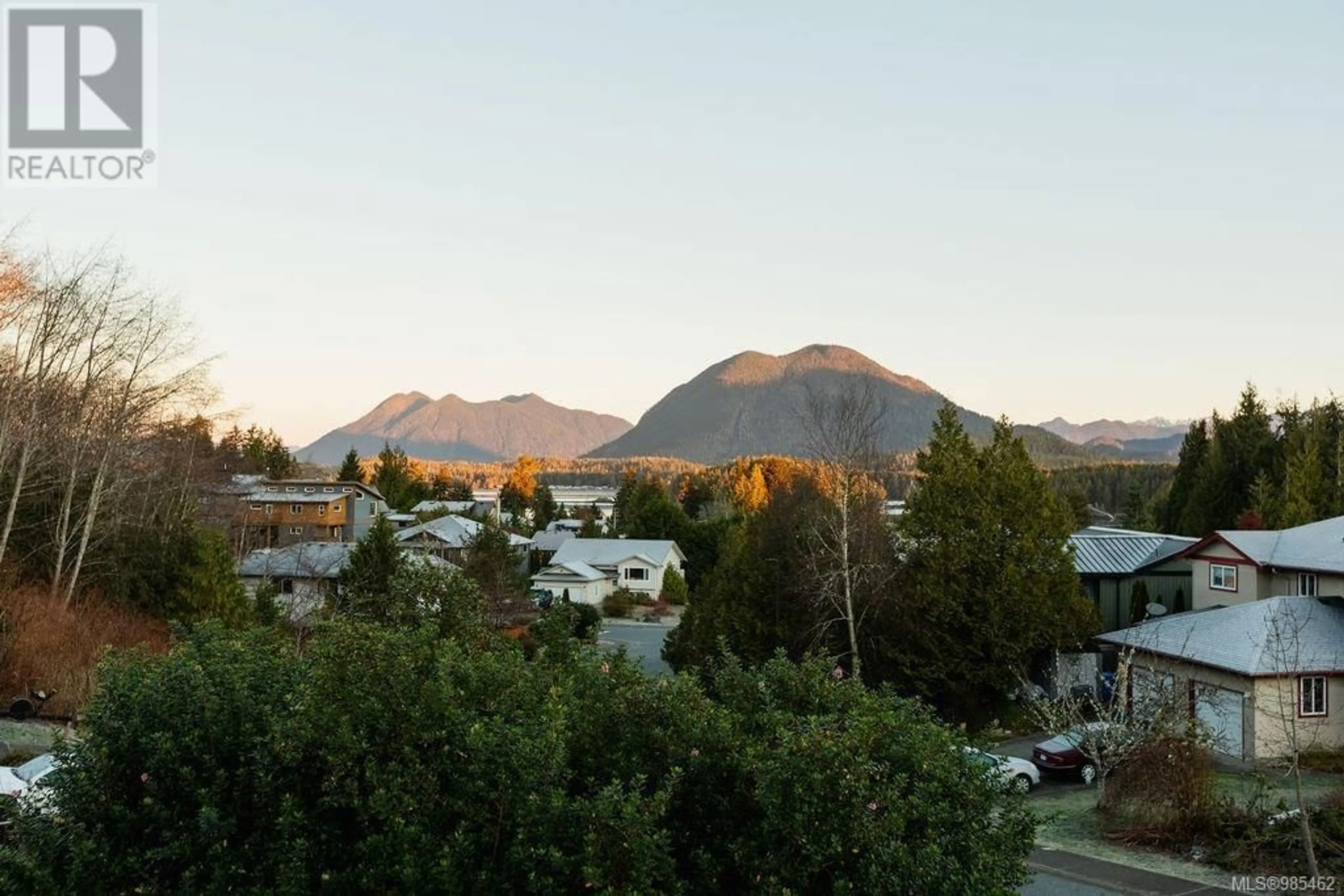 A pic from outside/outdoor area/front of a property/back of a property/a pic from drone, mountain view for 345 Lone Cone Rd, Tofino British Columbia V0R2Z0