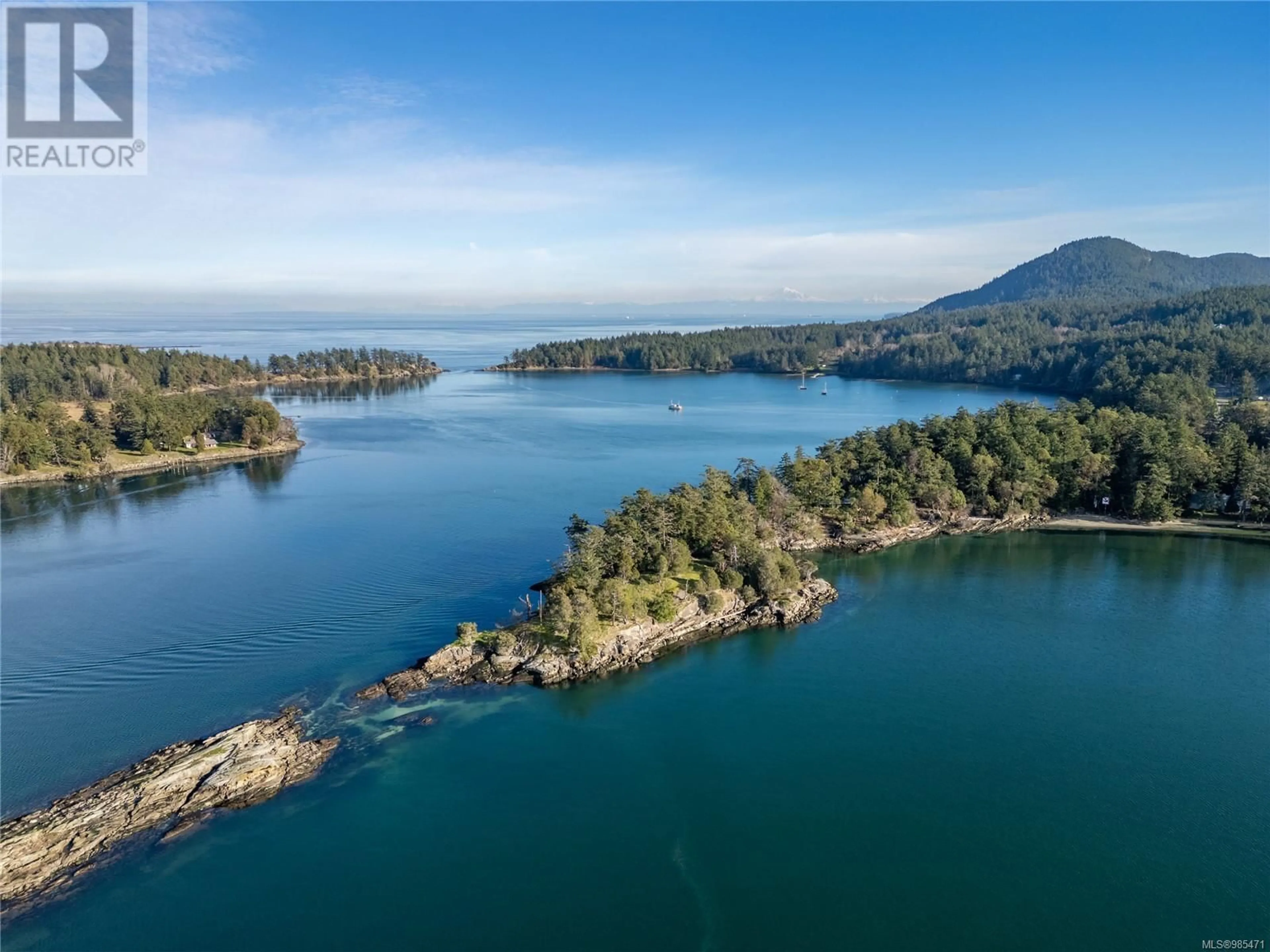 A pic from outside/outdoor area/front of a property/back of a property/a pic from drone, water/lake/river/ocean view for 105 Church Bay Rd, Saturna Island British Columbia V0N2Y0