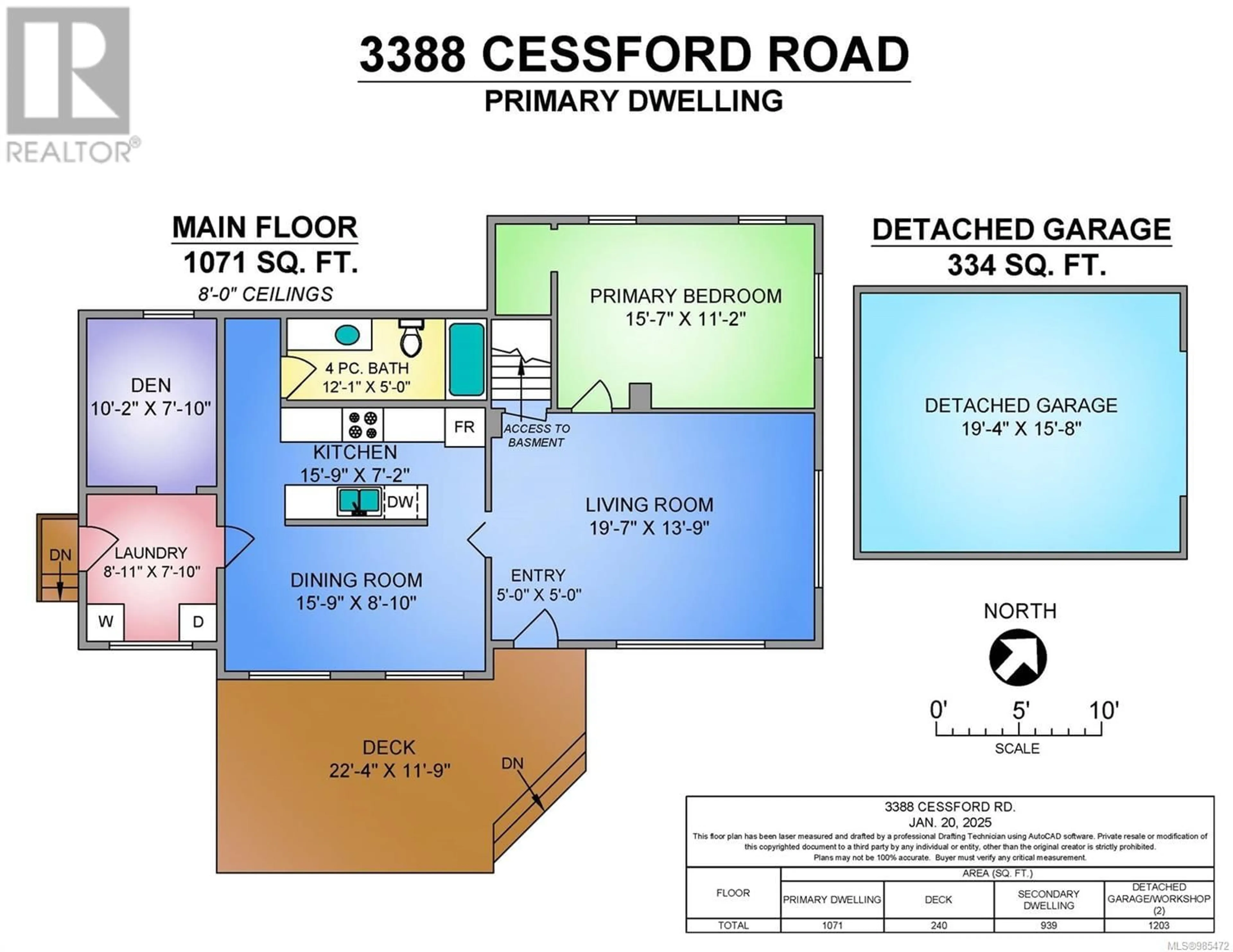 Floor plan for 3388 Cessford Rd, Courtenay British Columbia V9J1R6