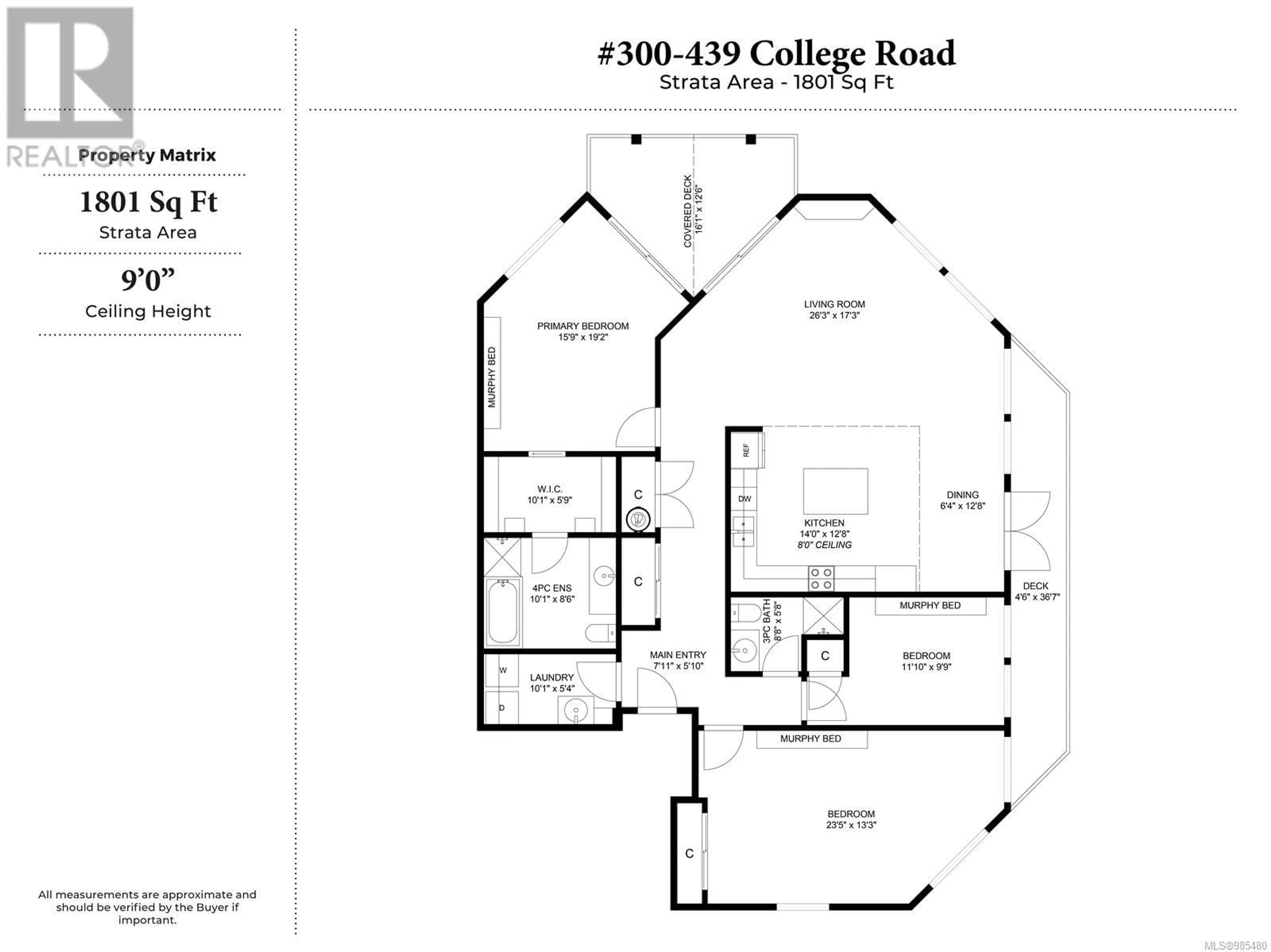 Floor plan for 300 439 College Rd, Qualicum Beach British Columbia V9K0B2