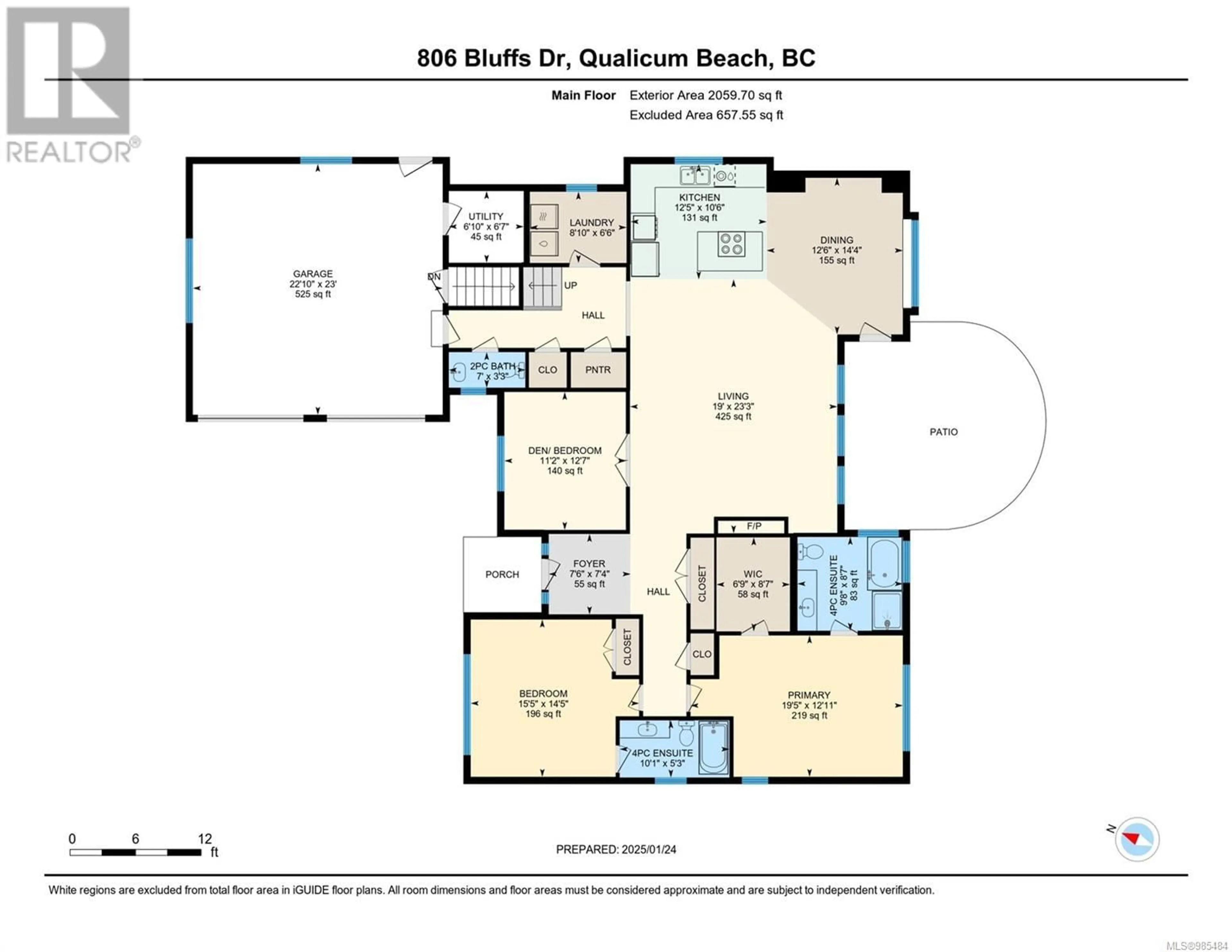 Floor plan for 806 Bluffs Dr, Qualicum Beach British Columbia V9K0A2