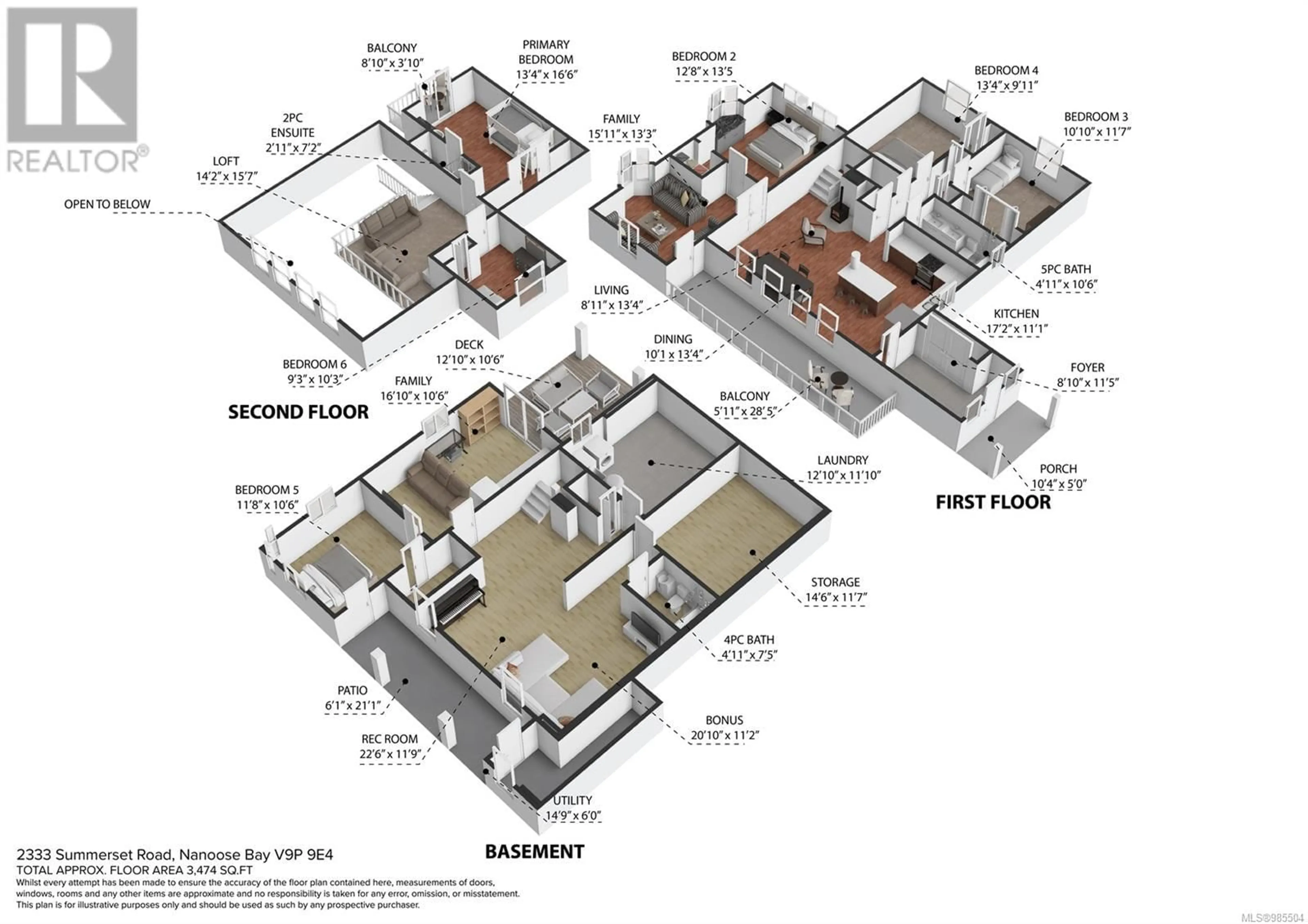 Floor plan for 2333 Summerset Rd, Nanoose Bay British Columbia V9P9E4