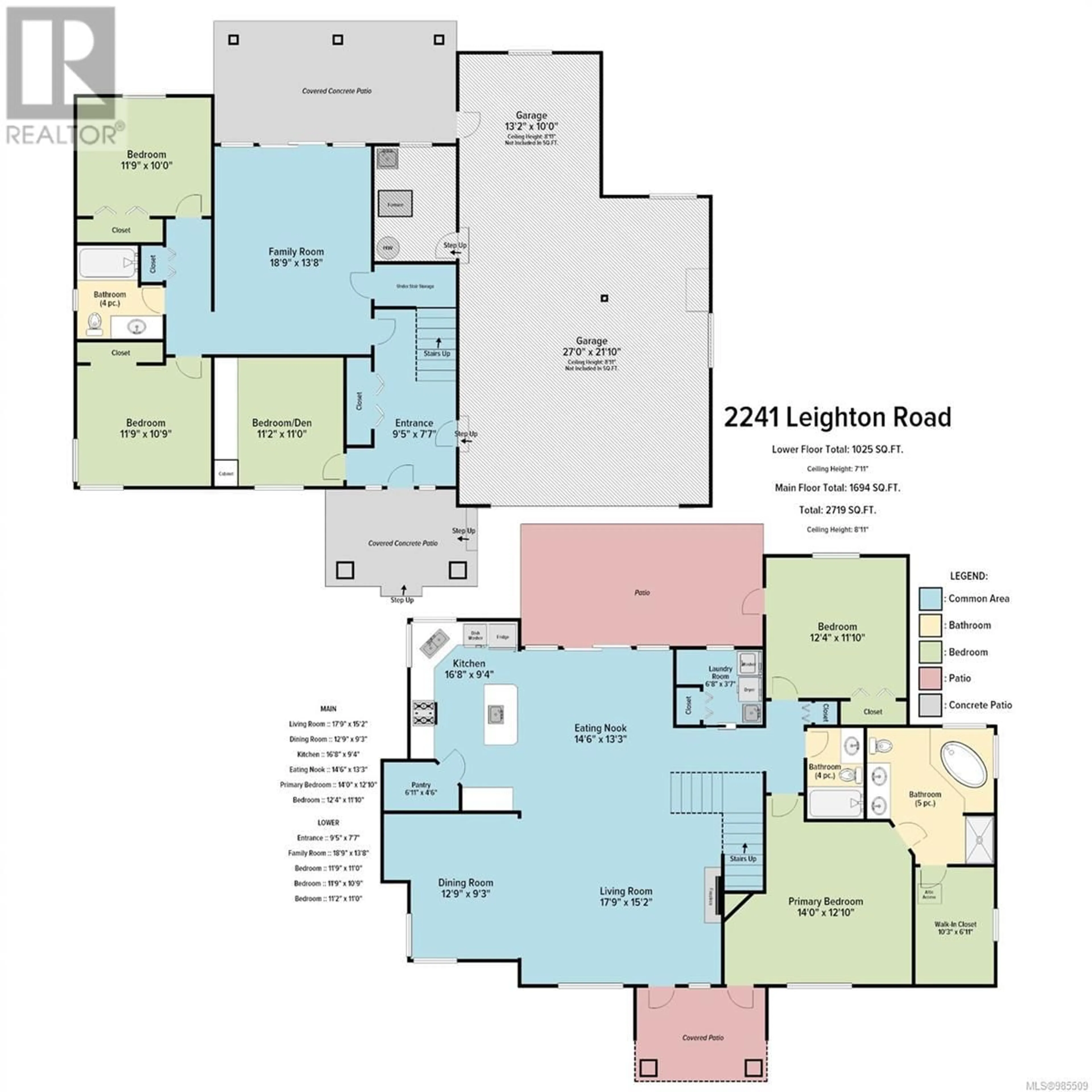 Floor plan for 2241 Leighton Rd, Nanaimo British Columbia V9R7C1