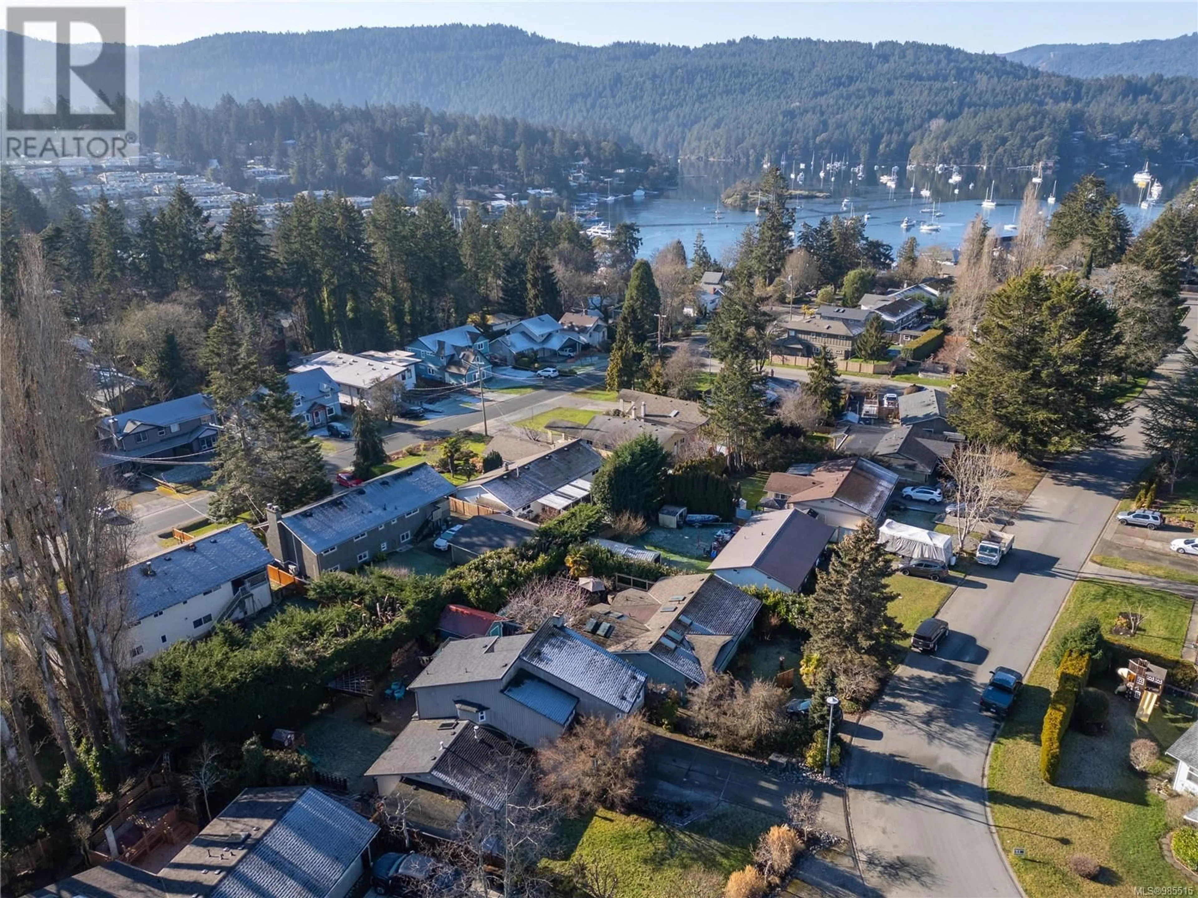 A pic from outside/outdoor area/front of a property/back of a property/a pic from drone, water/lake/river/ocean view for 967 Paconla Pl, Central Saanich British Columbia V8M1E1