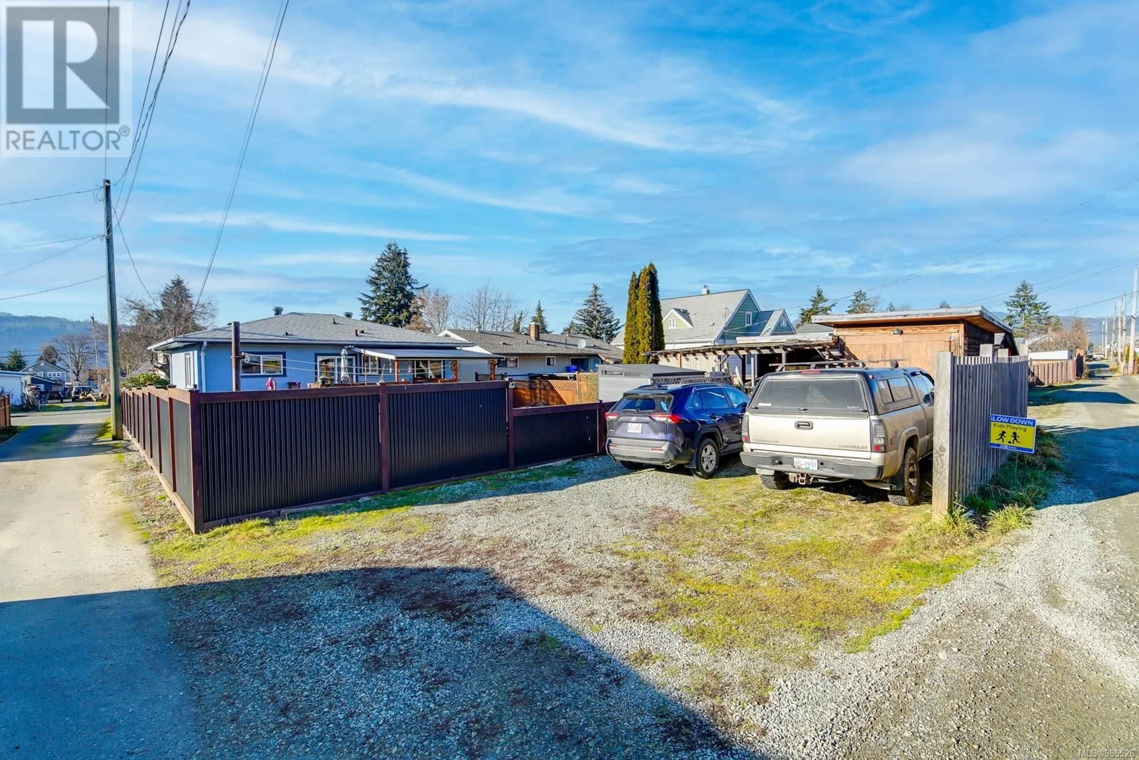 A pic from outside/outdoor area/front of a property/back of a property/a pic from drone, street for 2613 9th Ave, Port Alberni British Columbia V9Y2M8