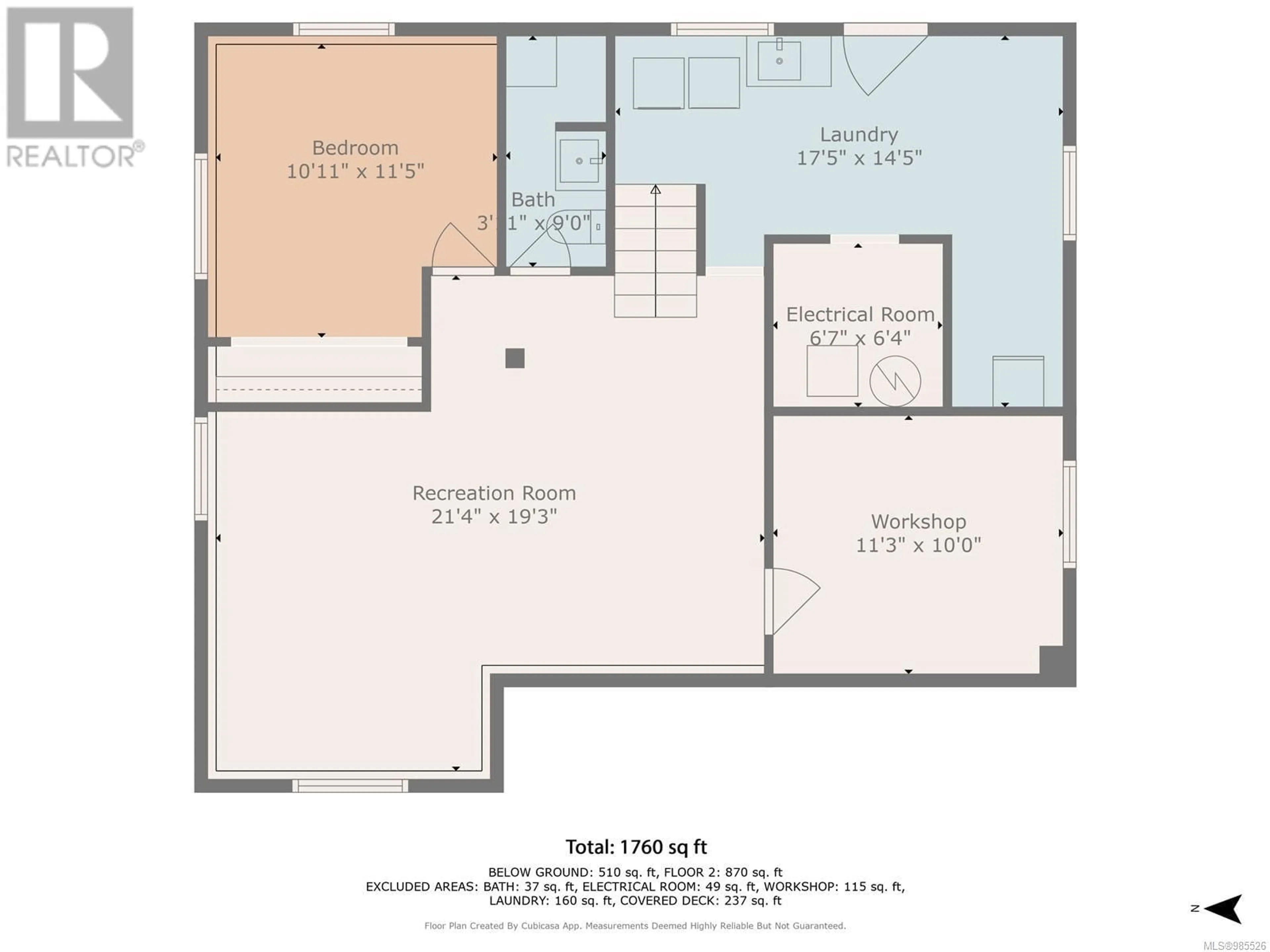 Floor plan for 2613 9th Ave, Port Alberni British Columbia V9Y2M8